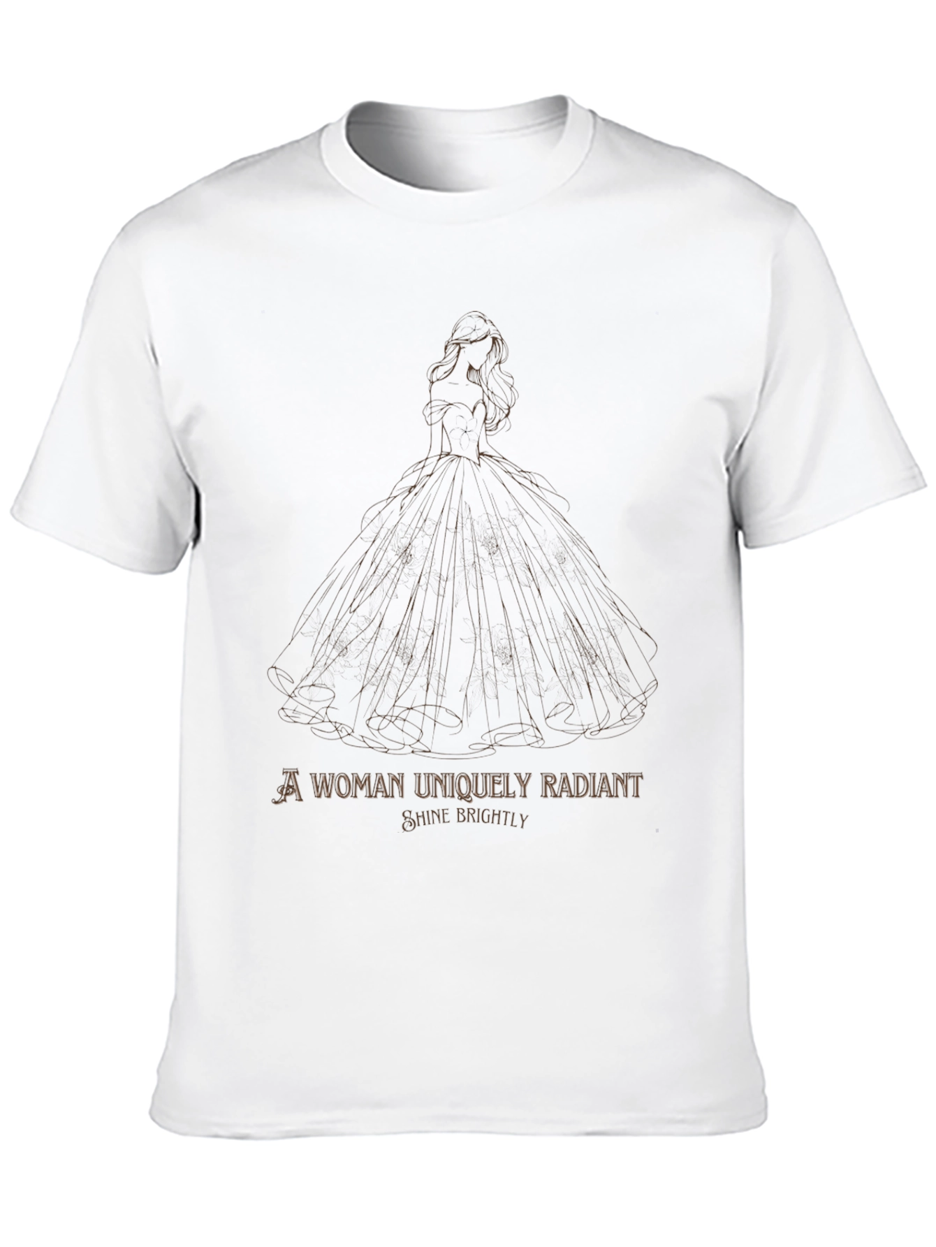Radiant Woman Graphic Tee - Shine Brightly