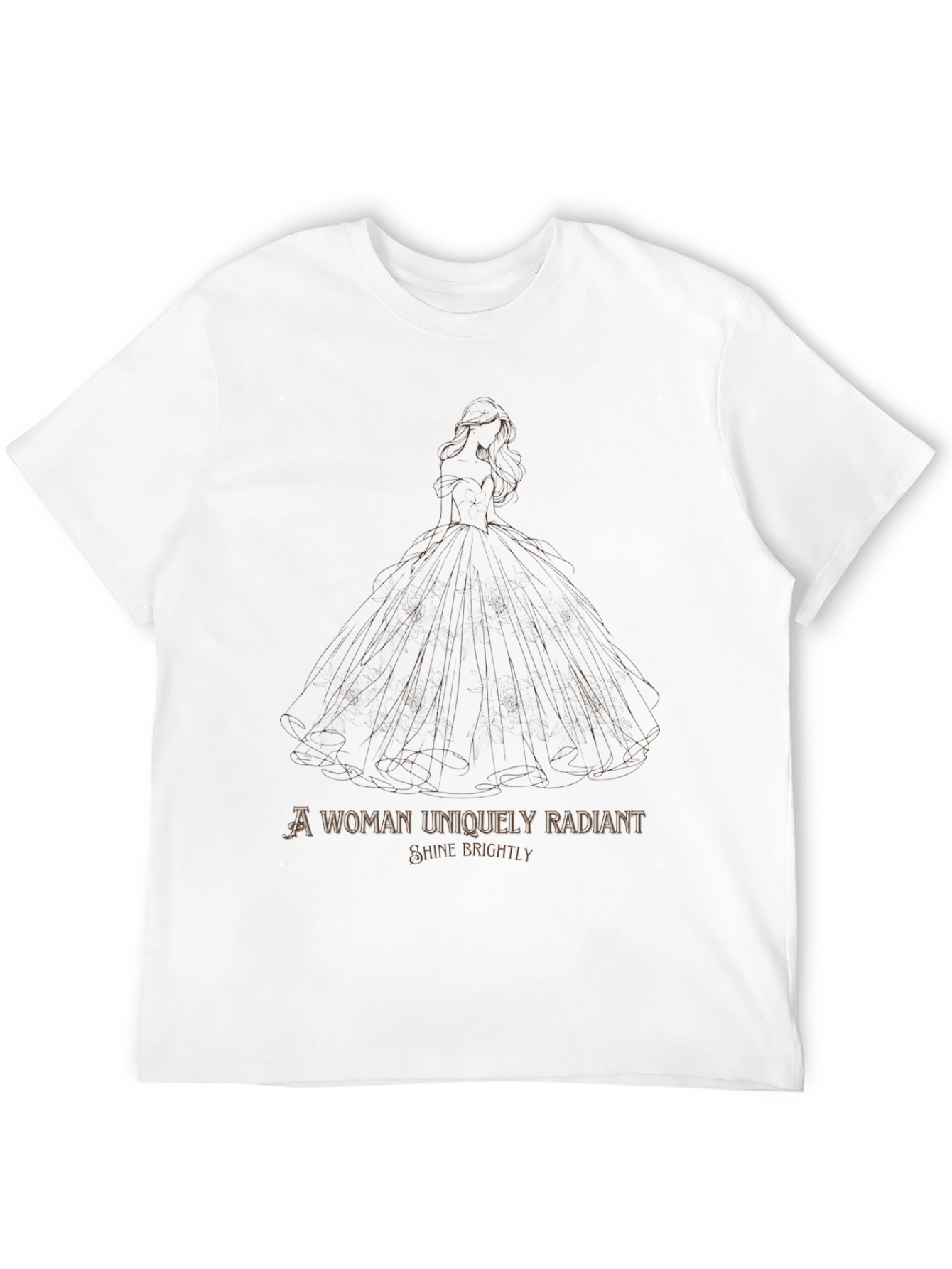Radiant Woman Graphic Tee - Shine Brightly