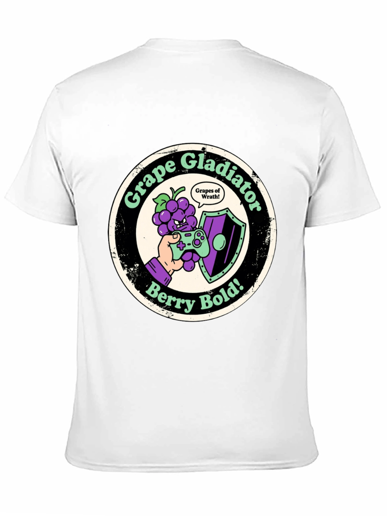 Grape Gladiator Tee - Berry Bold T-Shirt