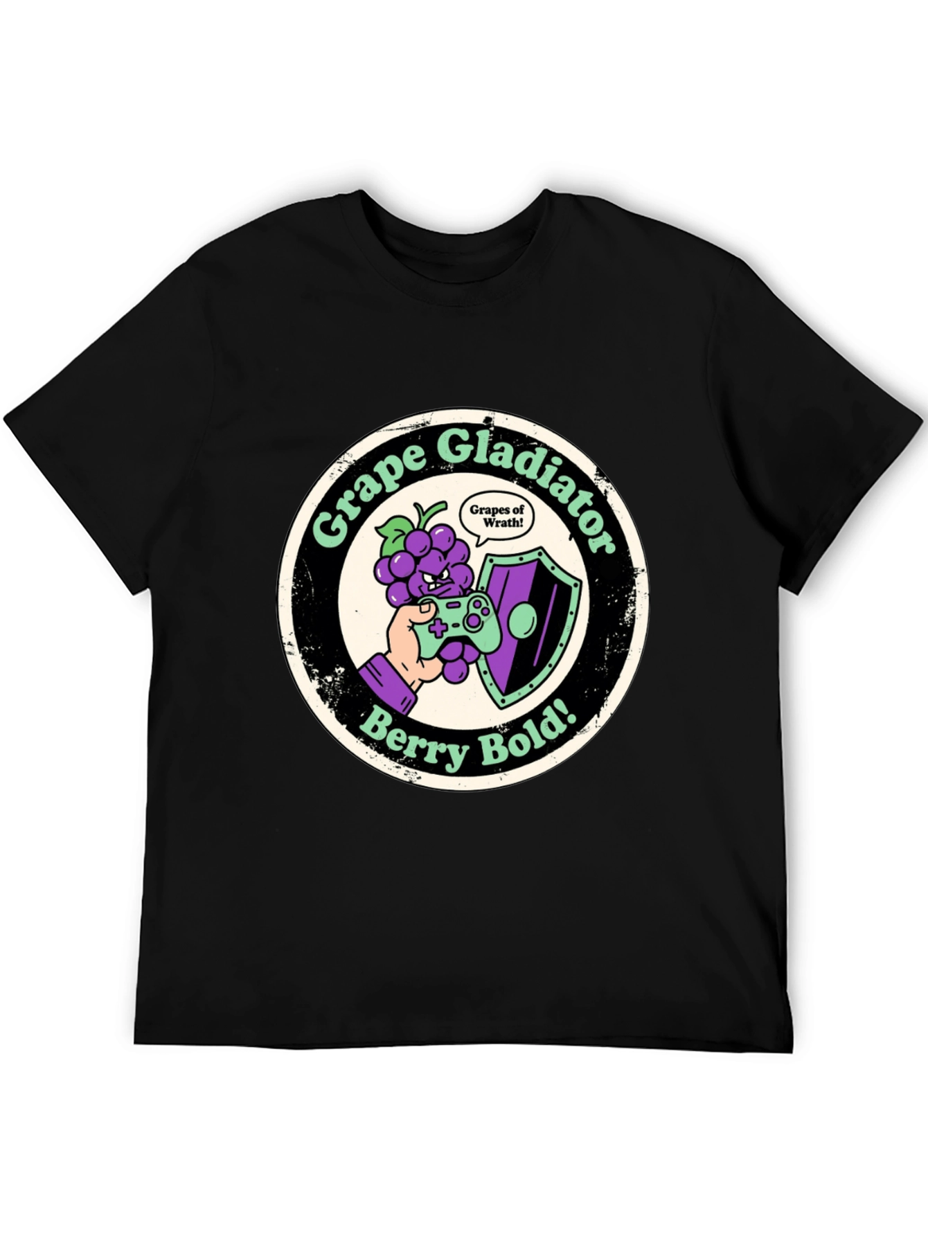 Grape Gladiator Tee - Berry Bold T-Shirt