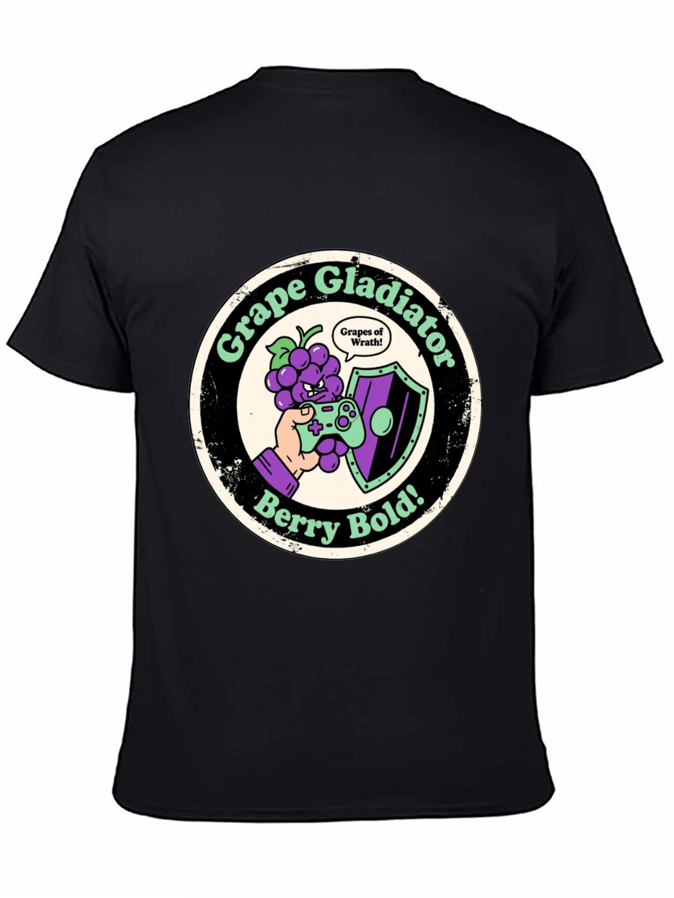 Grape Gladiator Tee - Berry Bold T-Shirt