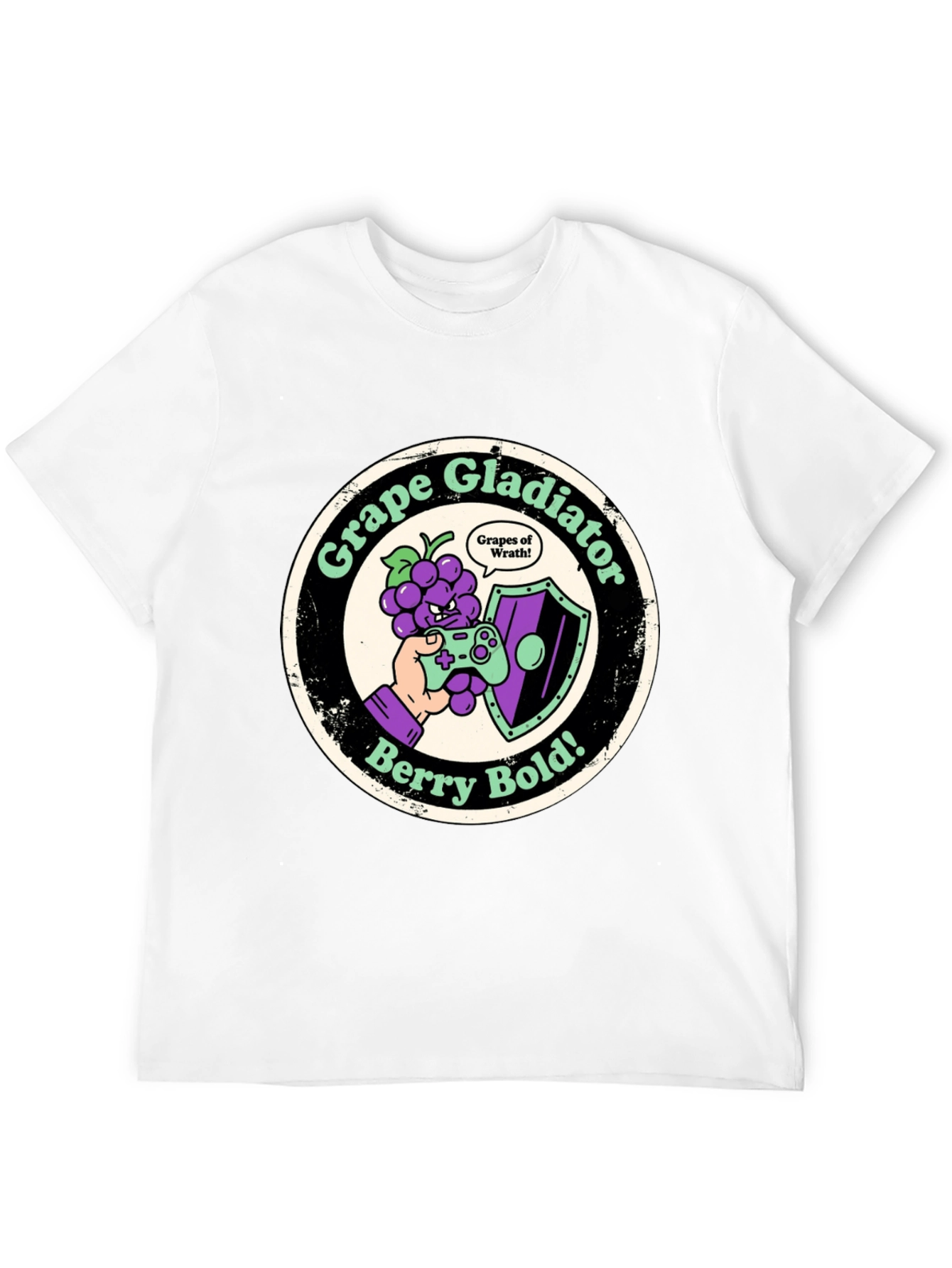 Grape Gladiator Tee - Berry Bold T-Shirt