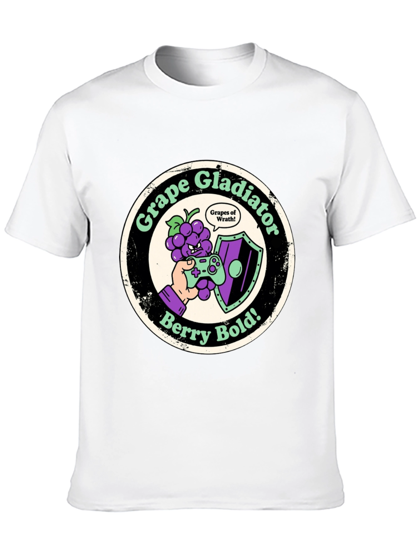 Grape Gladiator Tee - Berry Bold T-Shirt