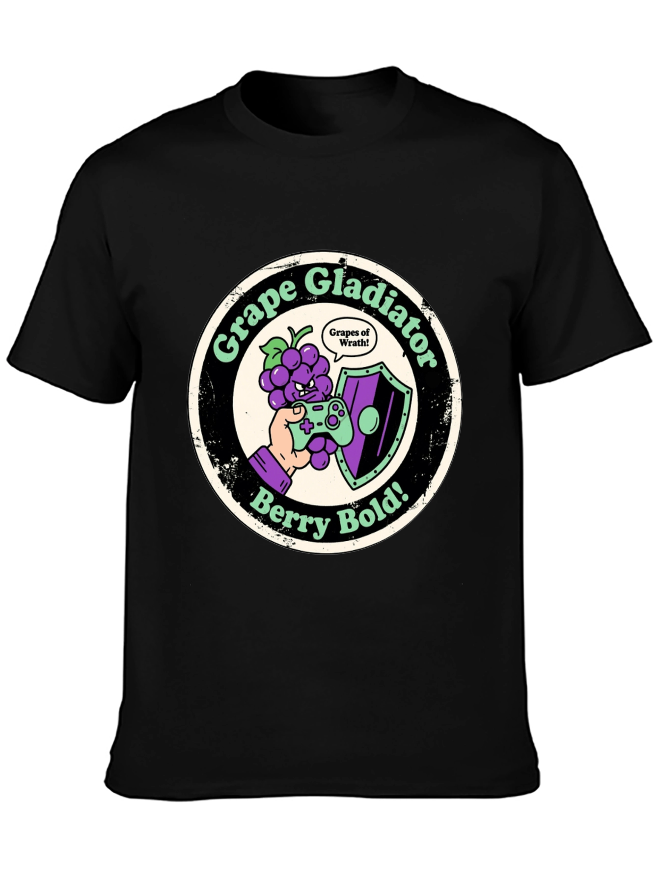 Grape Gladiator Tee - Berry Bold T-Shirt
