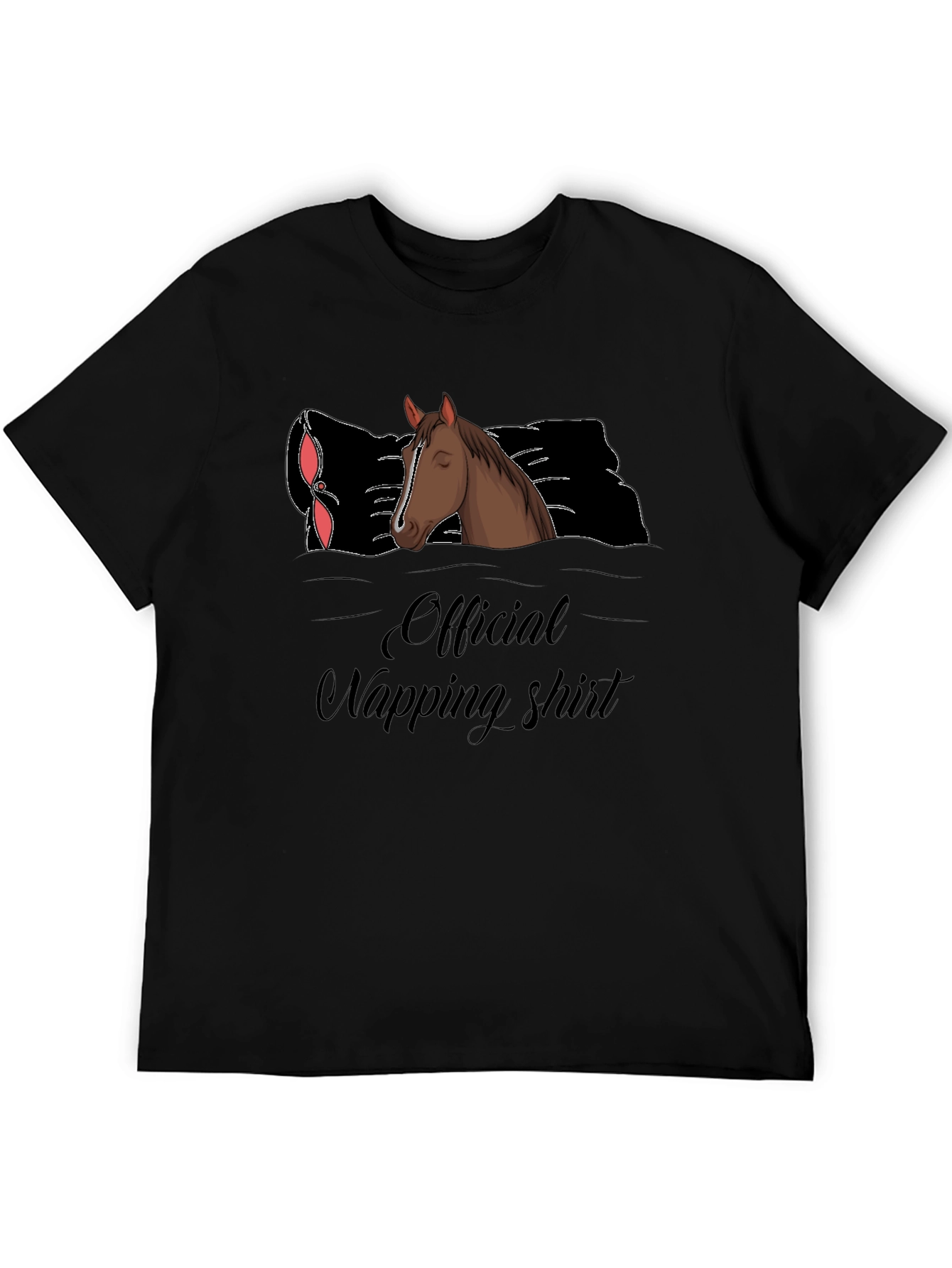 Official Napping Shirt Horse Graphic Tee