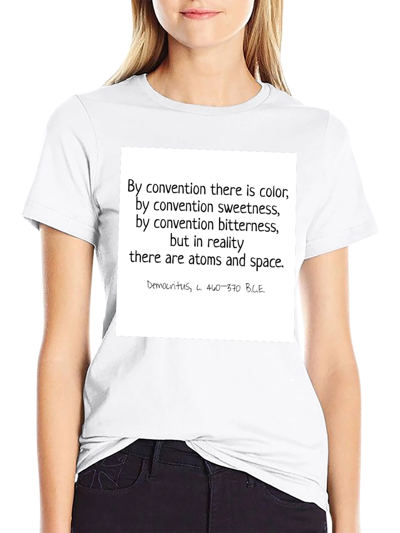 Philosopher Quote T-Shirt - Atoms & Space