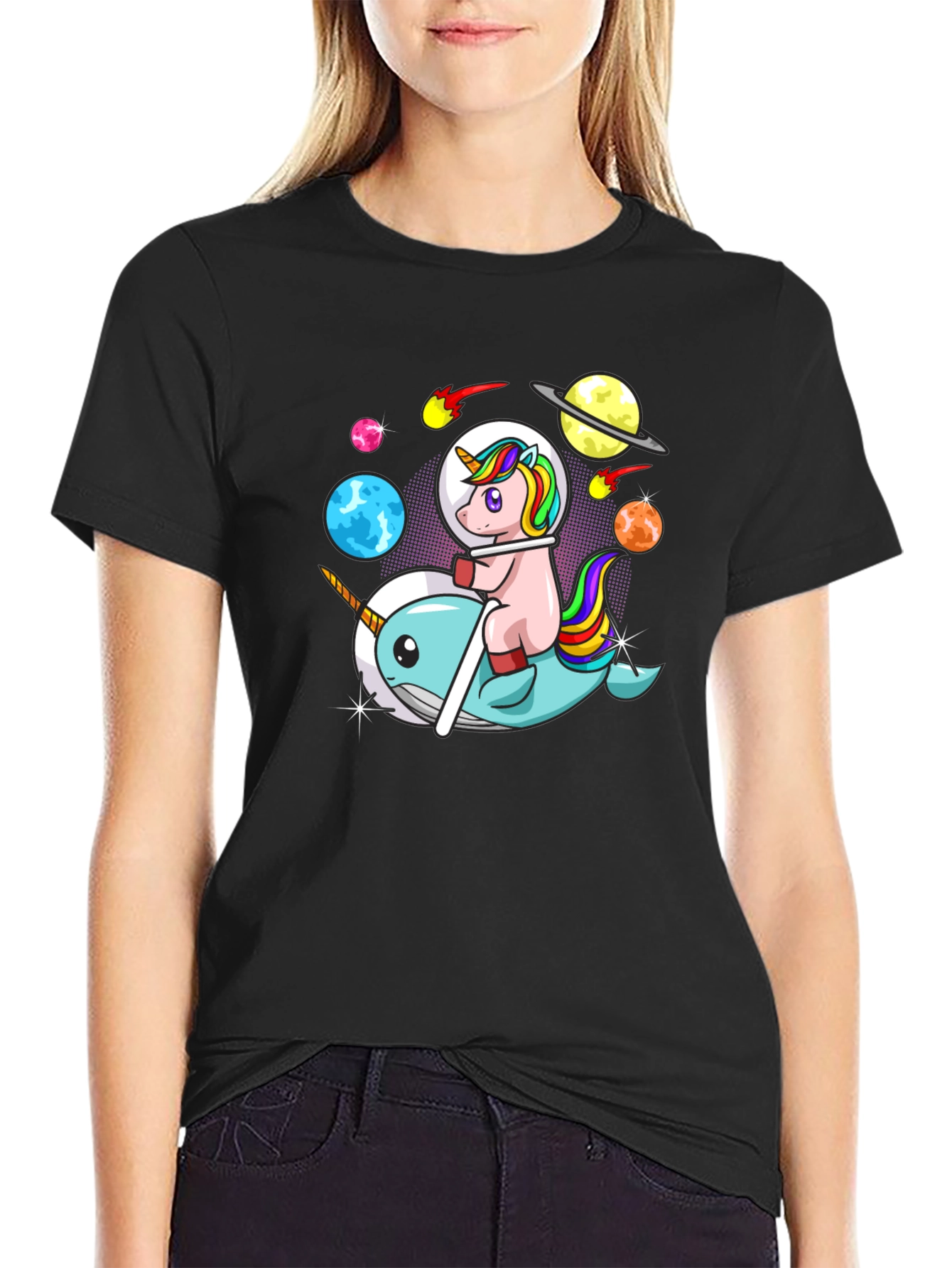 Unicorn Narwhal T-Shirt - Space Adventure