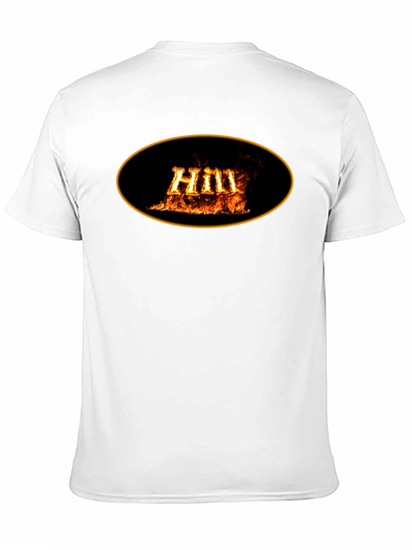 Fiery Hill Graphic Black T-Shirt