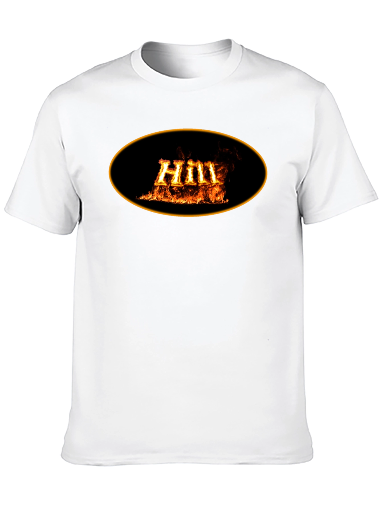Fiery Hill Graphic Black T-Shirt