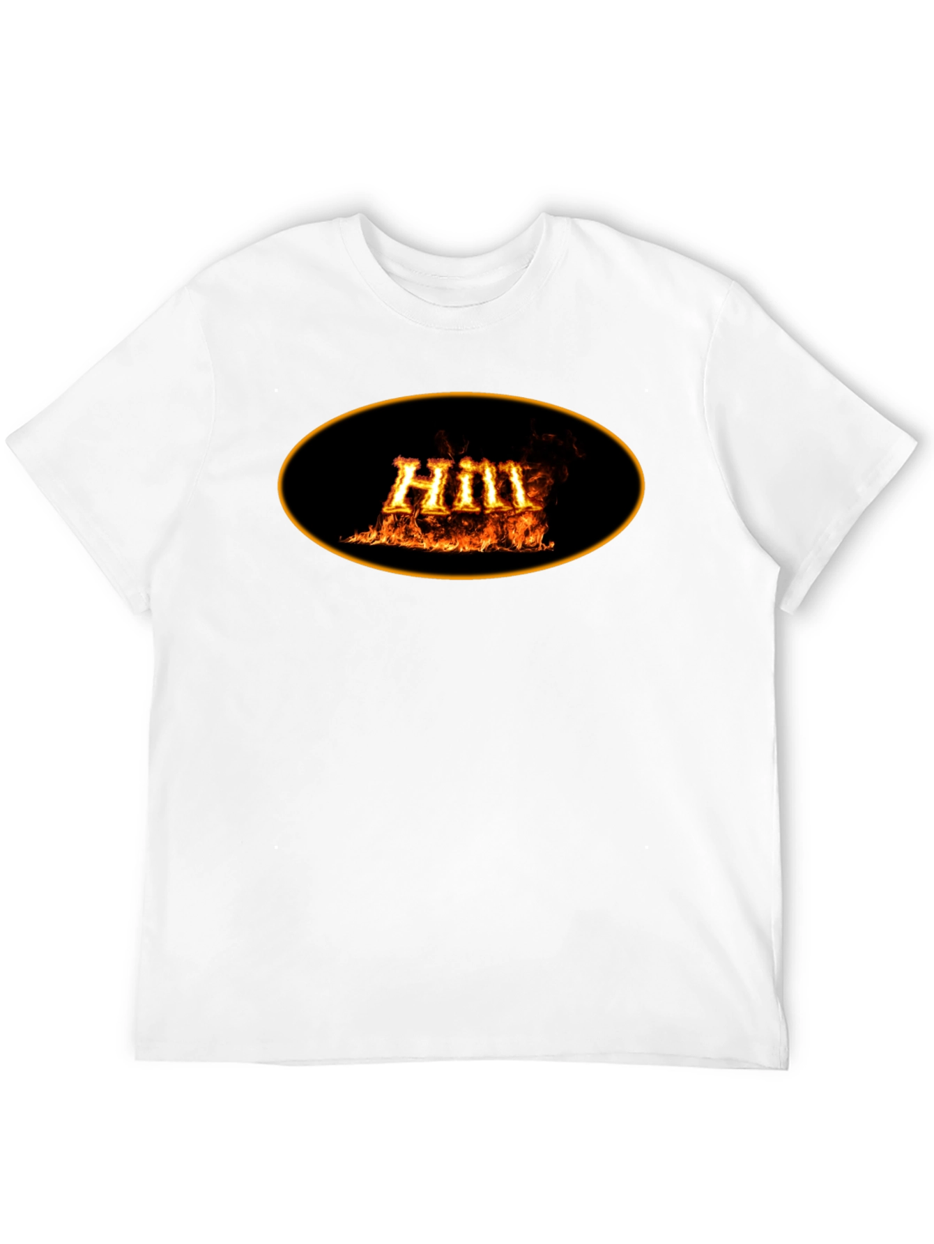 Fiery Hill Graphic Black T-Shirt