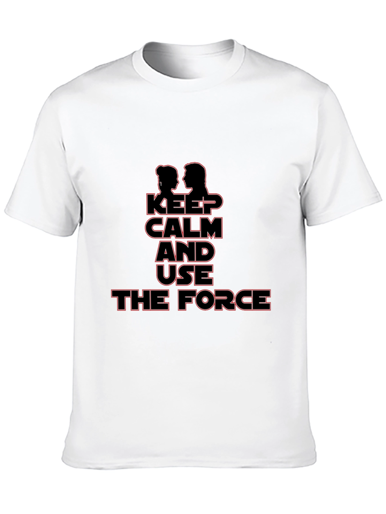 Keep Calm and Use the Force Black T-Shirt