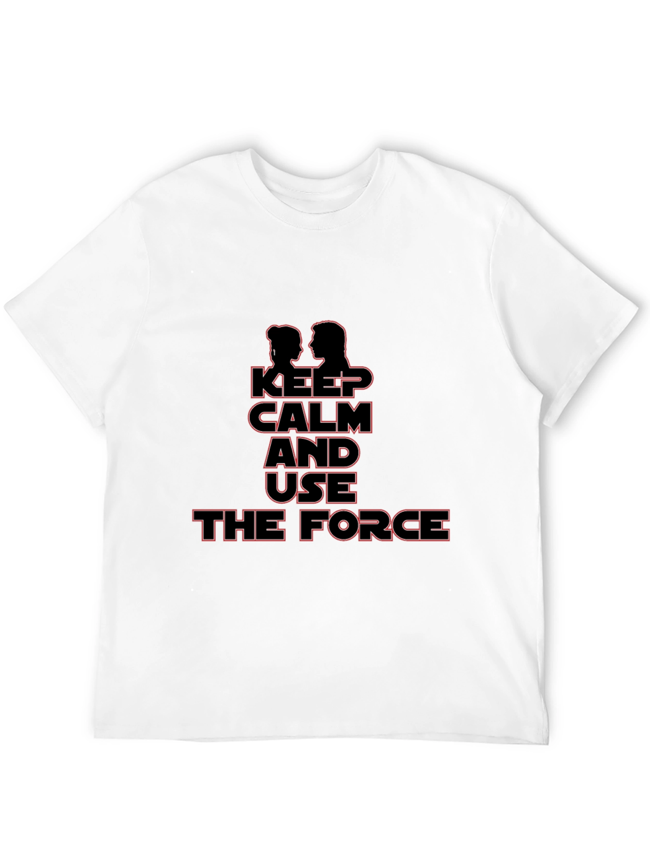 Keep Calm and Use the Force Black T-Shirt