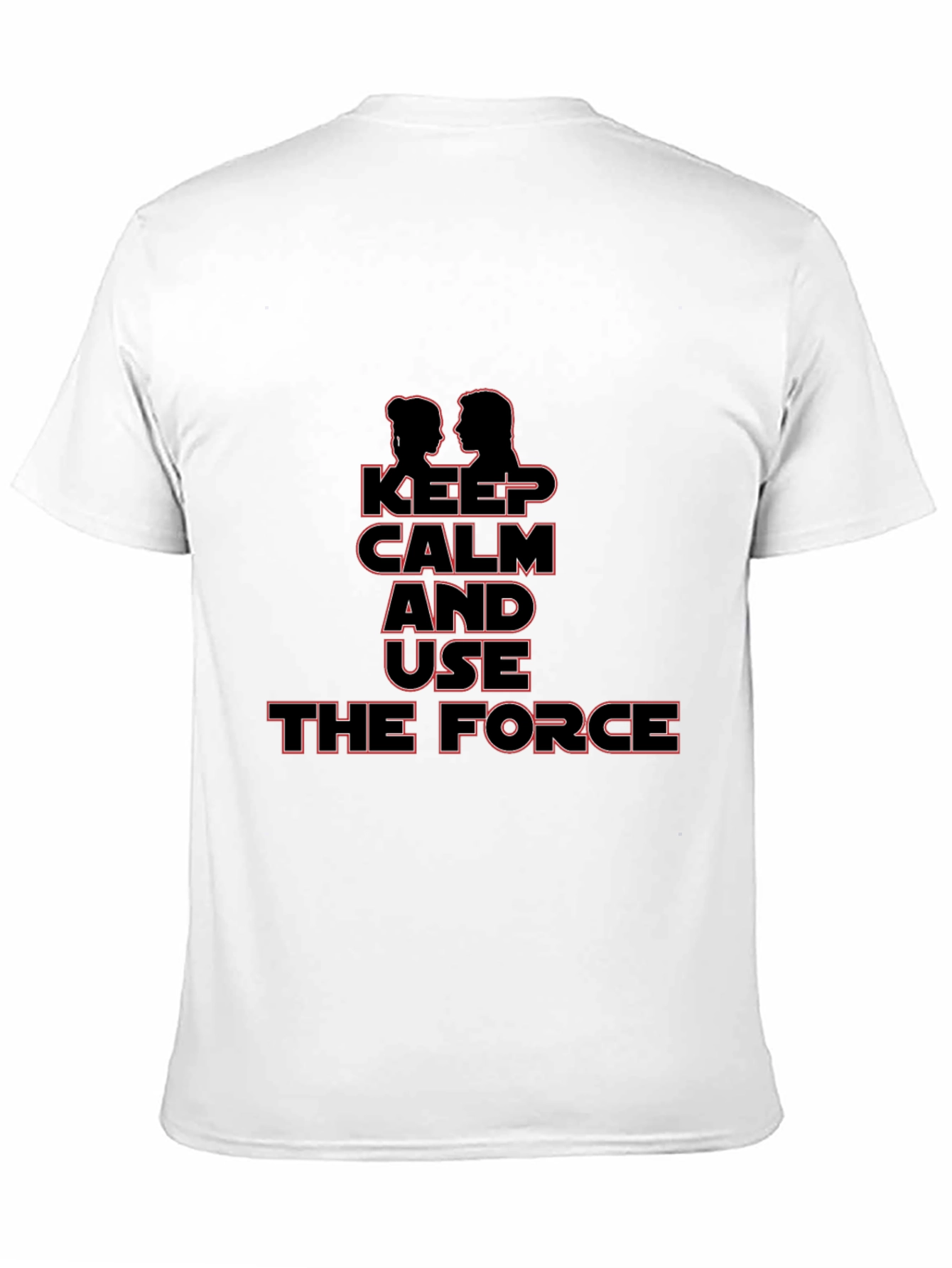 Keep Calm and Use the Force Black T-Shirt