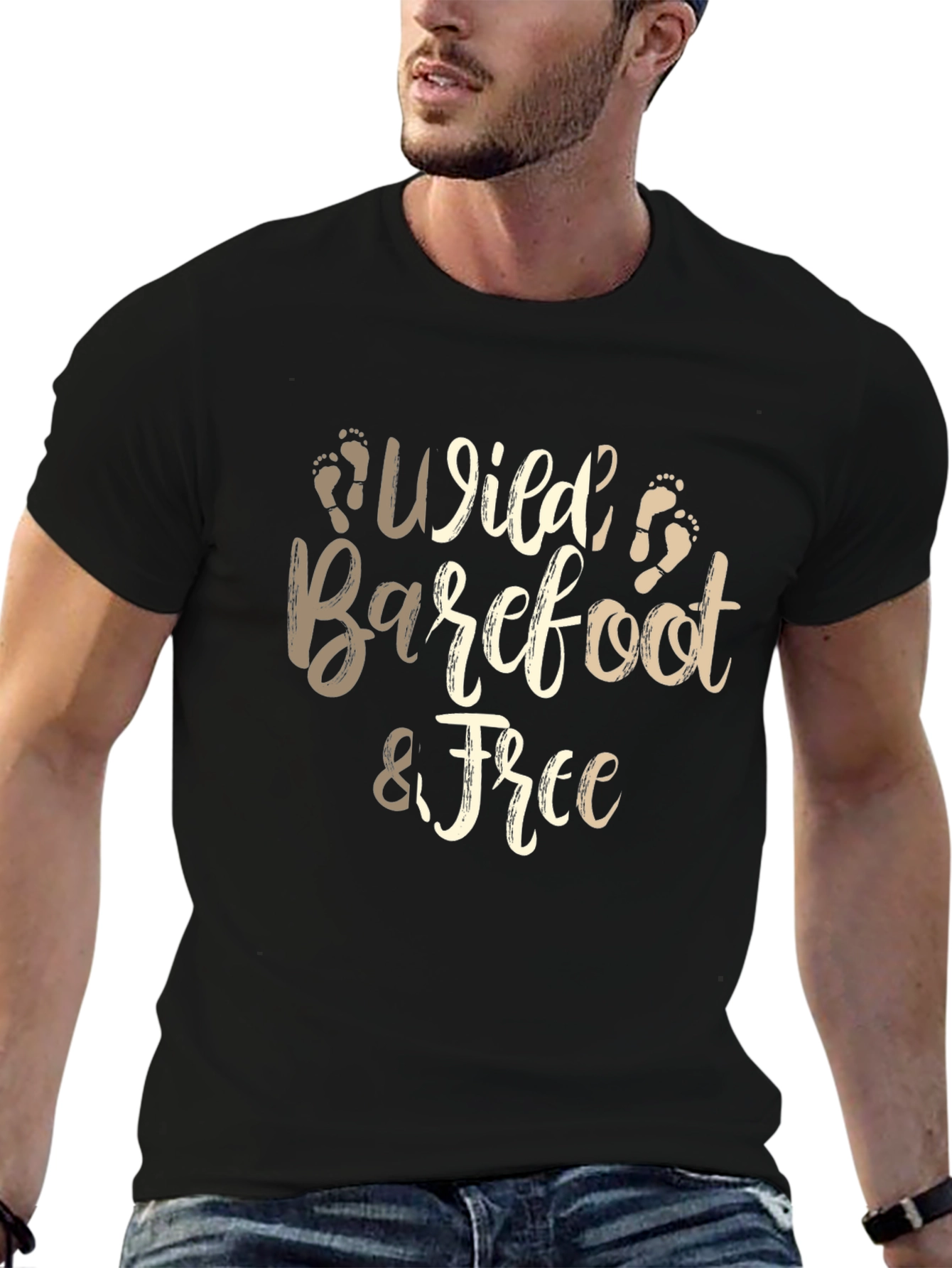 Wild Barefoot & Free Graphic T-Shirt