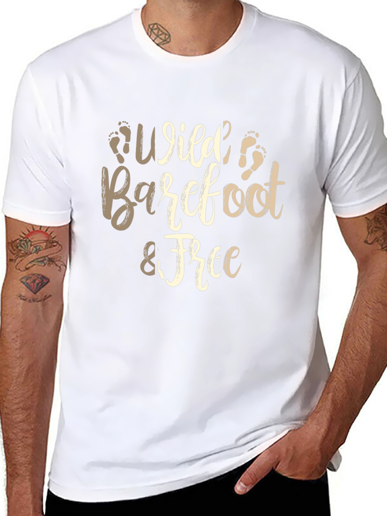 Wild Barefoot & Free Graphic T-Shirt