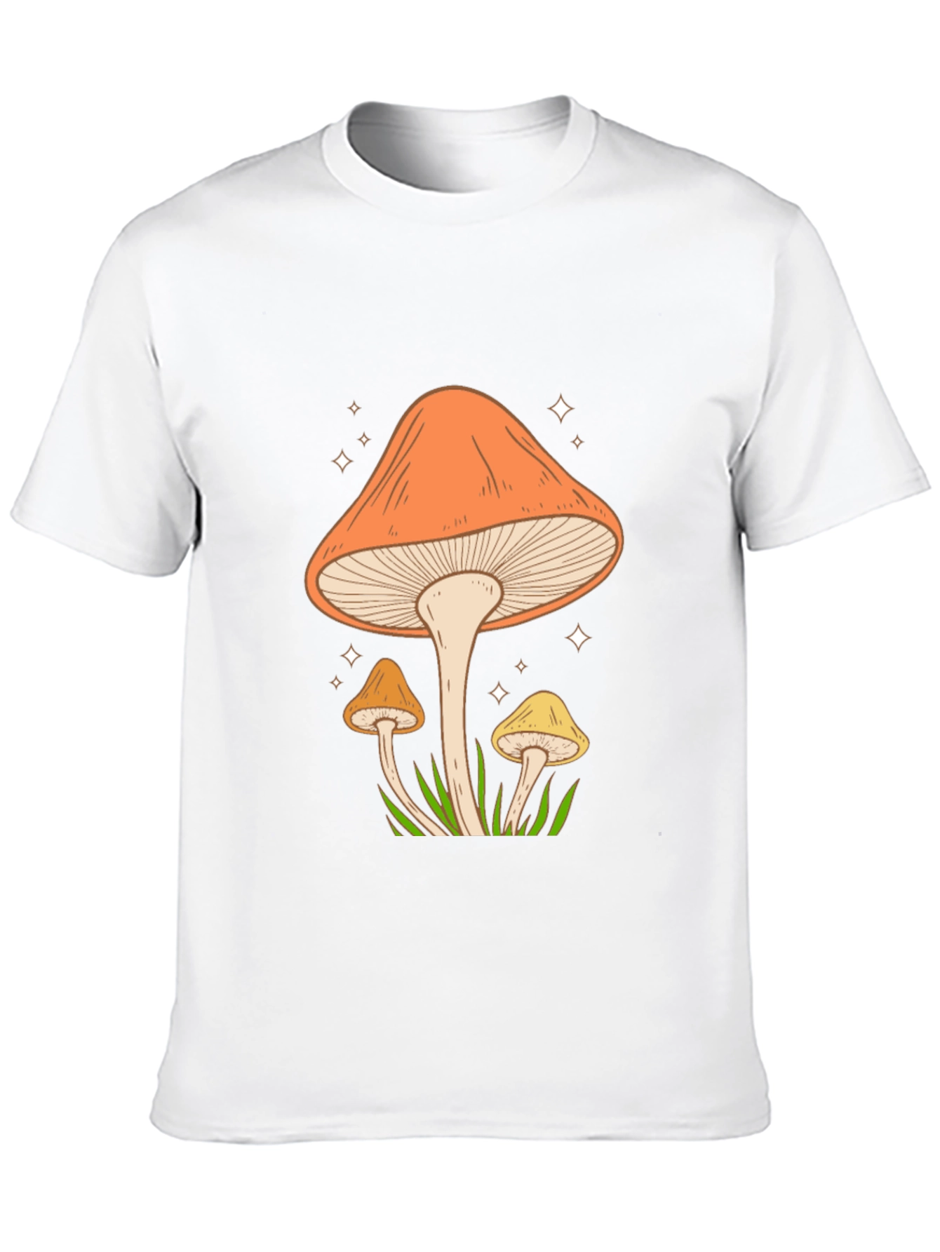 Mushroom Graphic Tee - Unique Nature Design