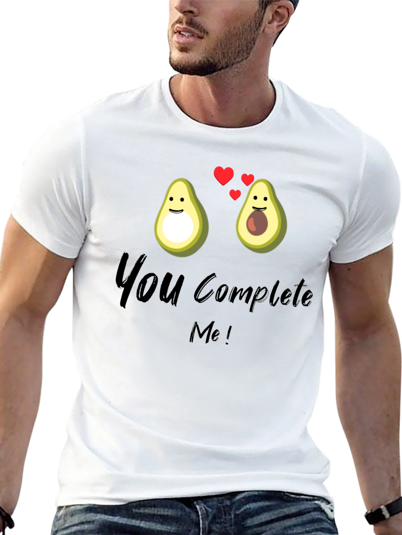 Avocado Love T-Shirt - You Complete Me Graphic Tee