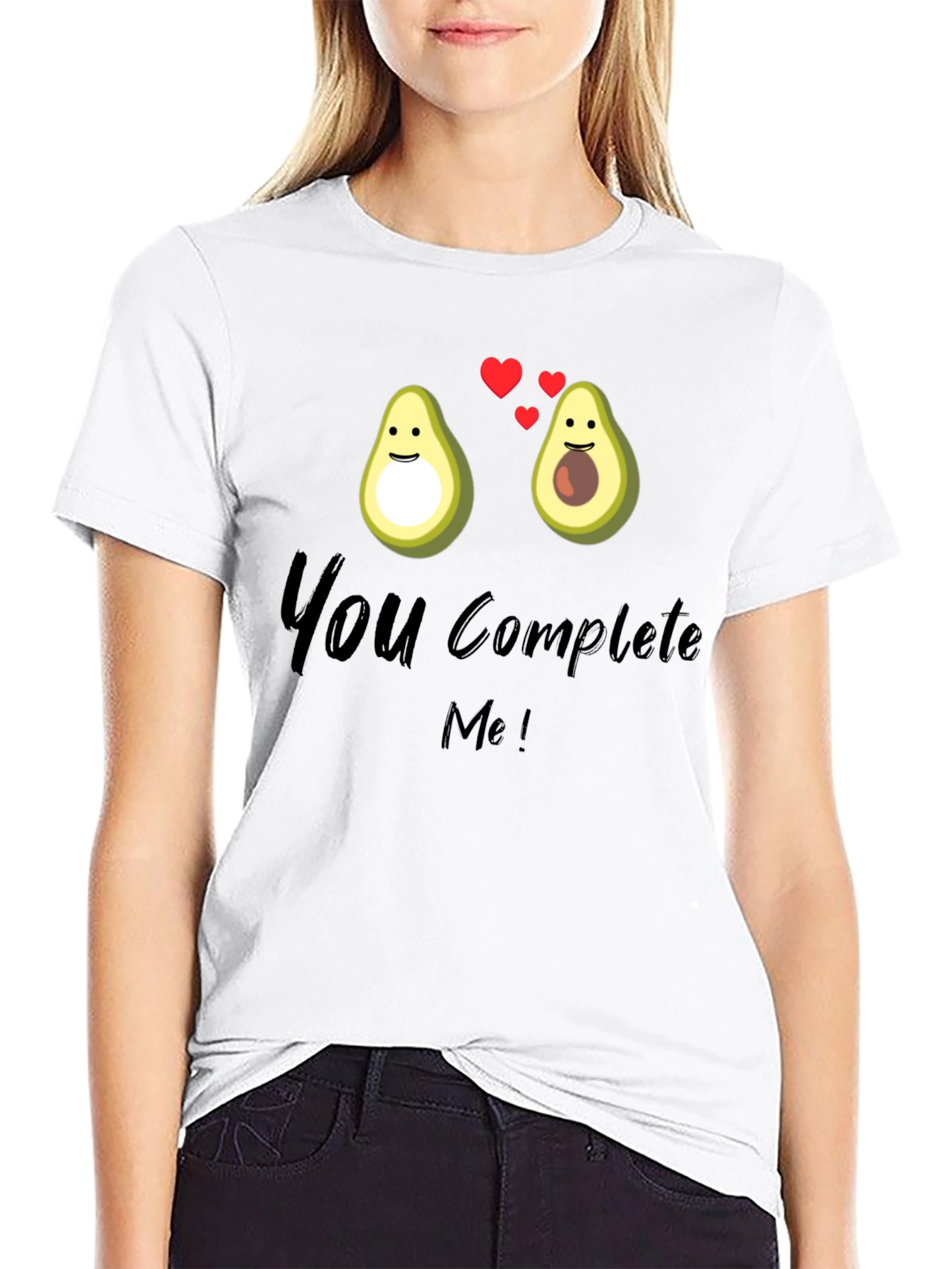 Avocado Love T-Shirt - You Complete Me Graphic Tee
