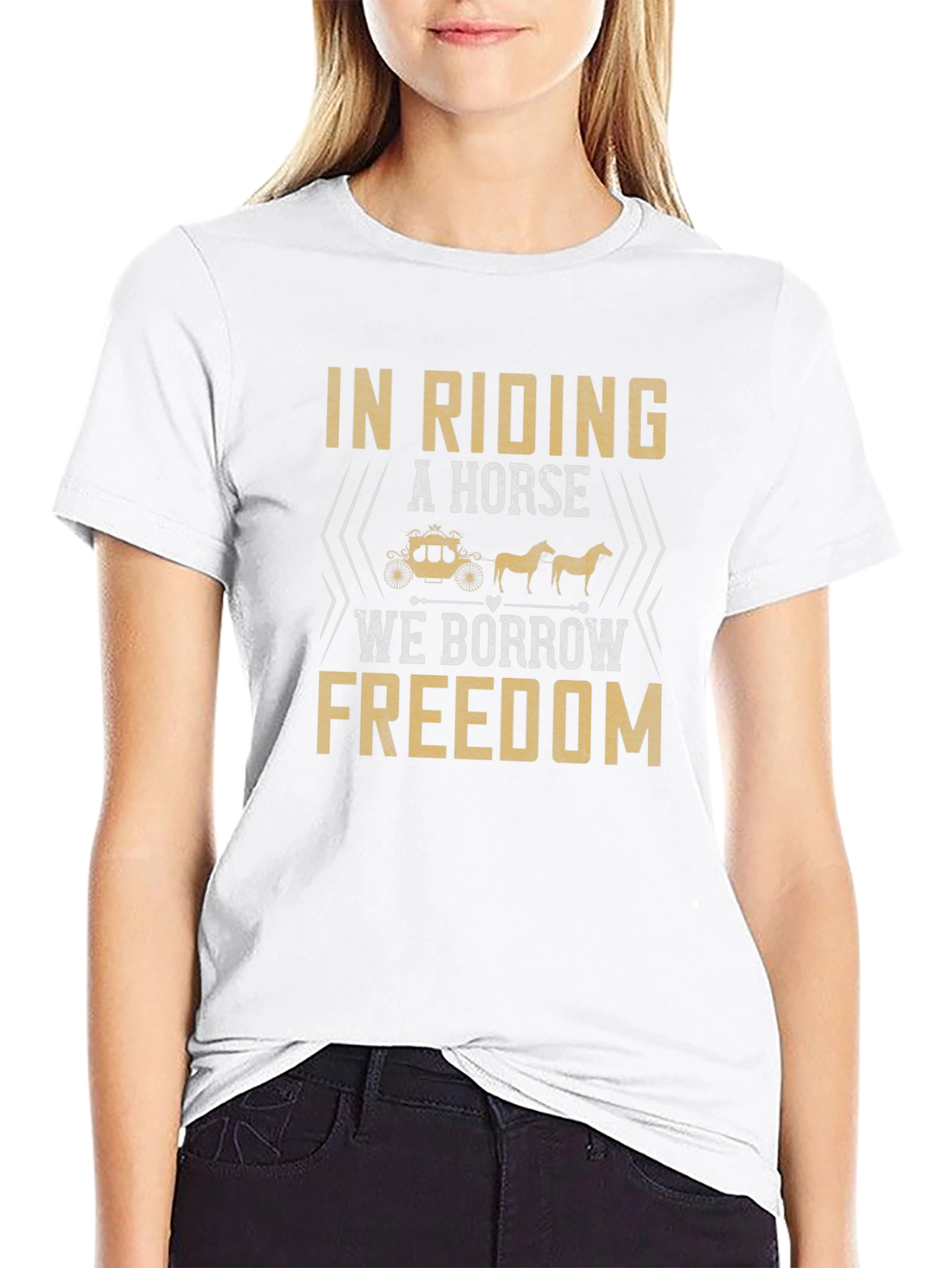 Horse Riding Freedom Graphic Tee