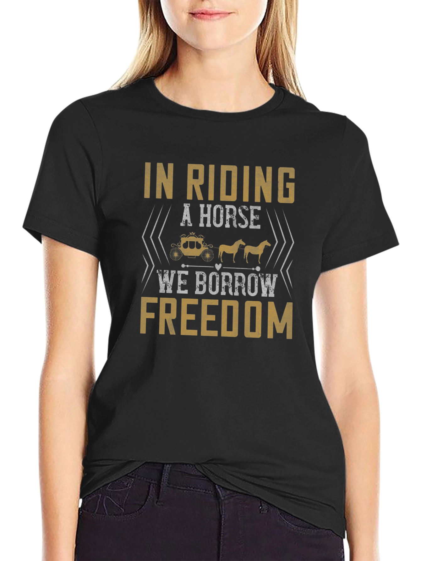 Horse Riding Freedom Graphic Tee