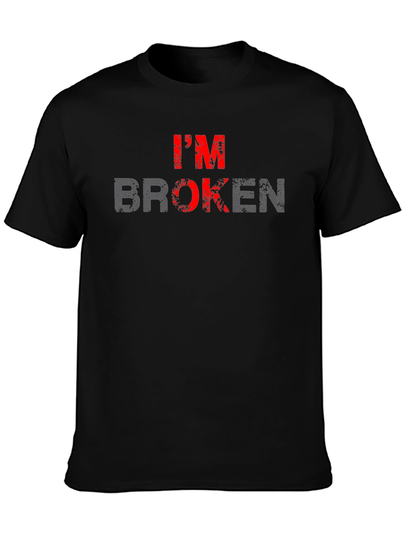 Distressed Im Broken Graphic Tee
