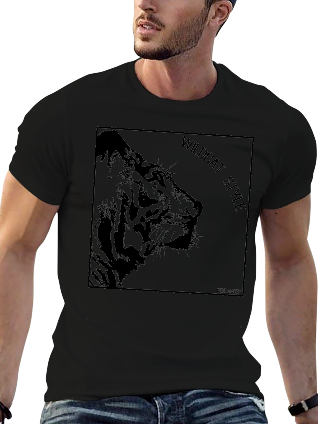 Wildcat Style Black Graphic T-Shirt