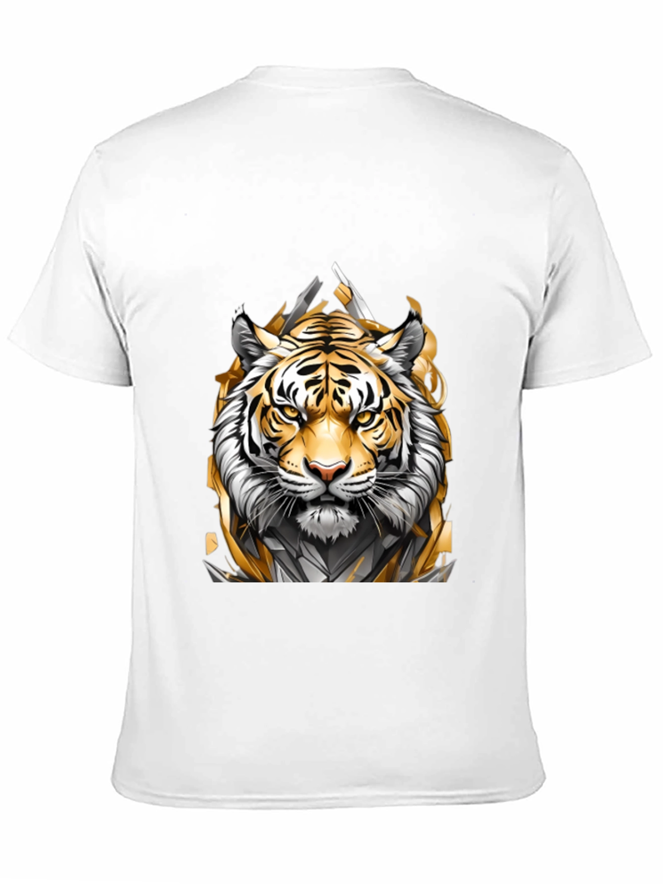 Tiger Graphic Black T-Shirt - Bold Animal Design