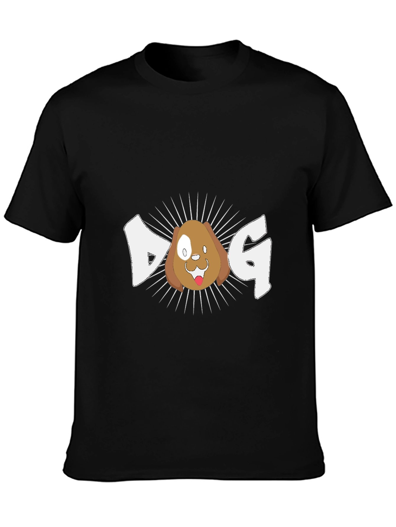 Dog Graphic Tee - Fun Cartoon Style!