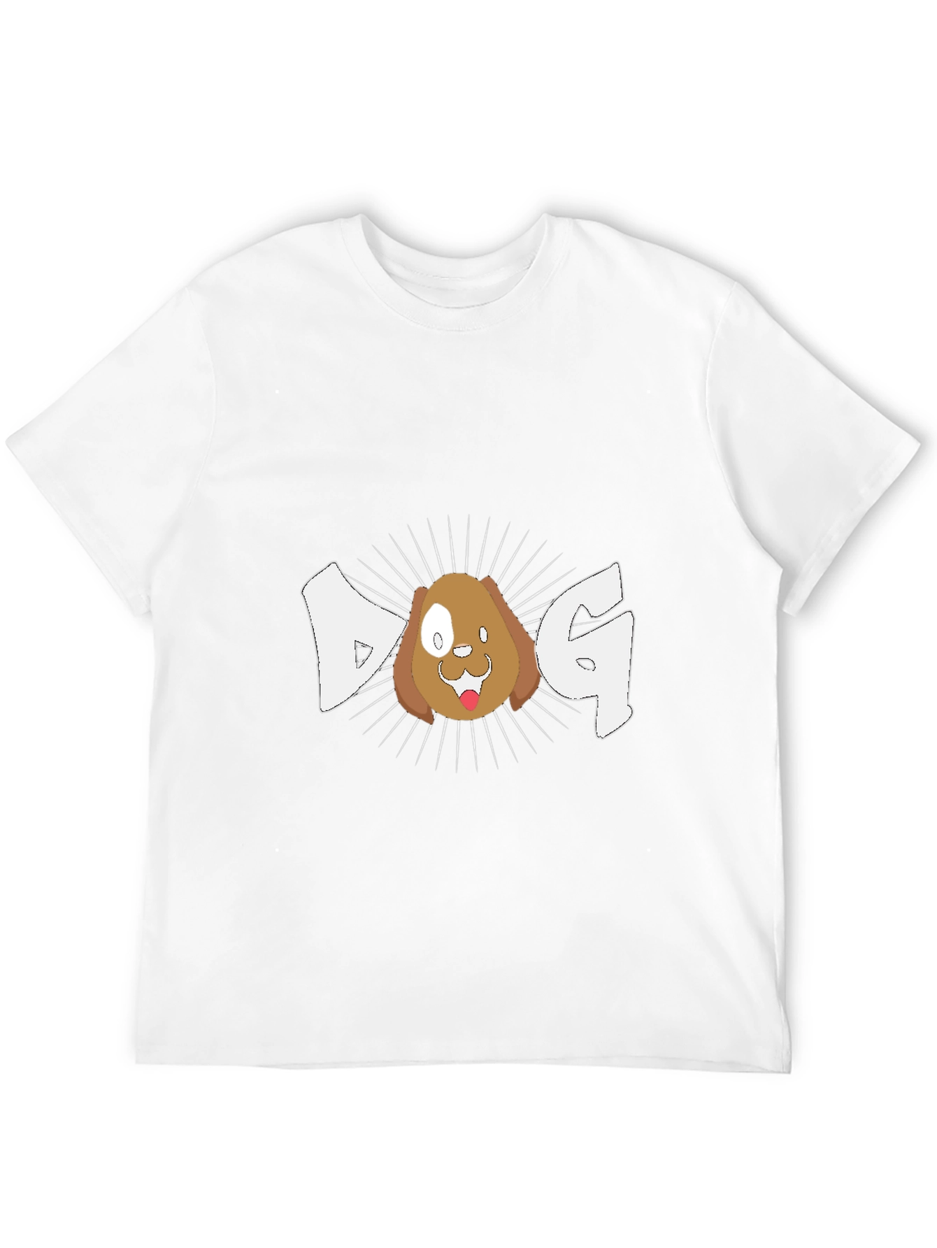 Dog Graphic Tee - Fun Cartoon Style!