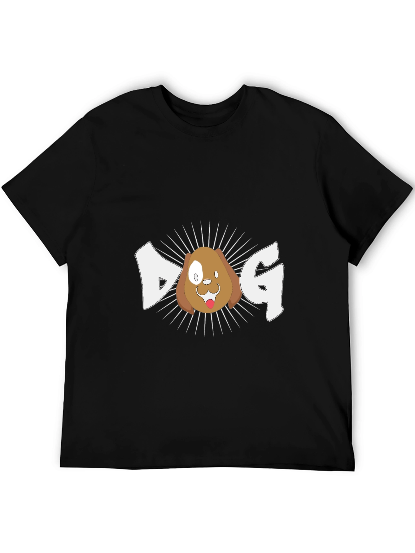 Dog Graphic Tee - Fun Cartoon Style!