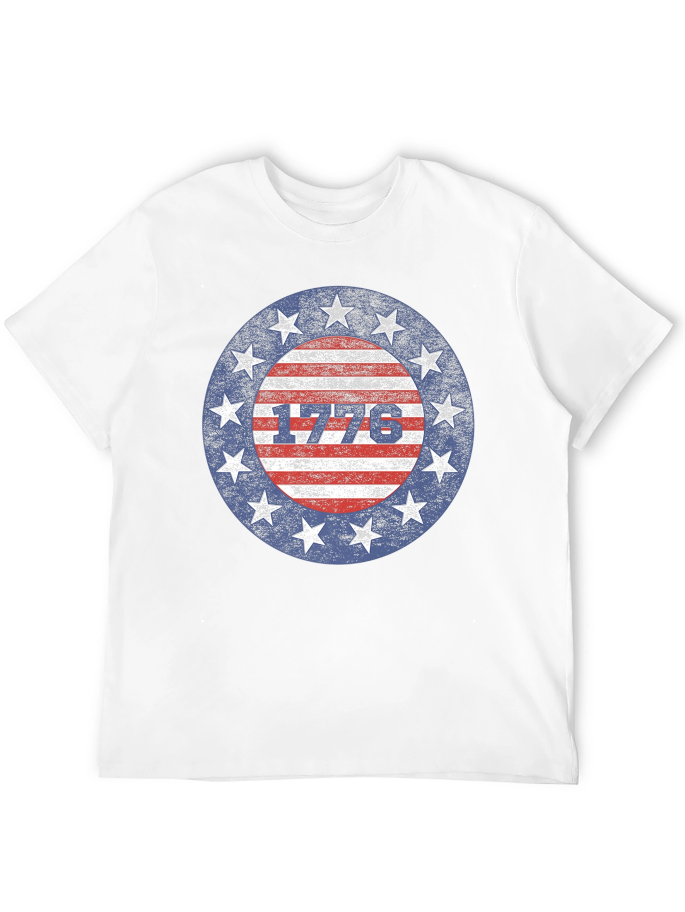 1776 Patriotic Stars and Stripes Graphic T-Shirt