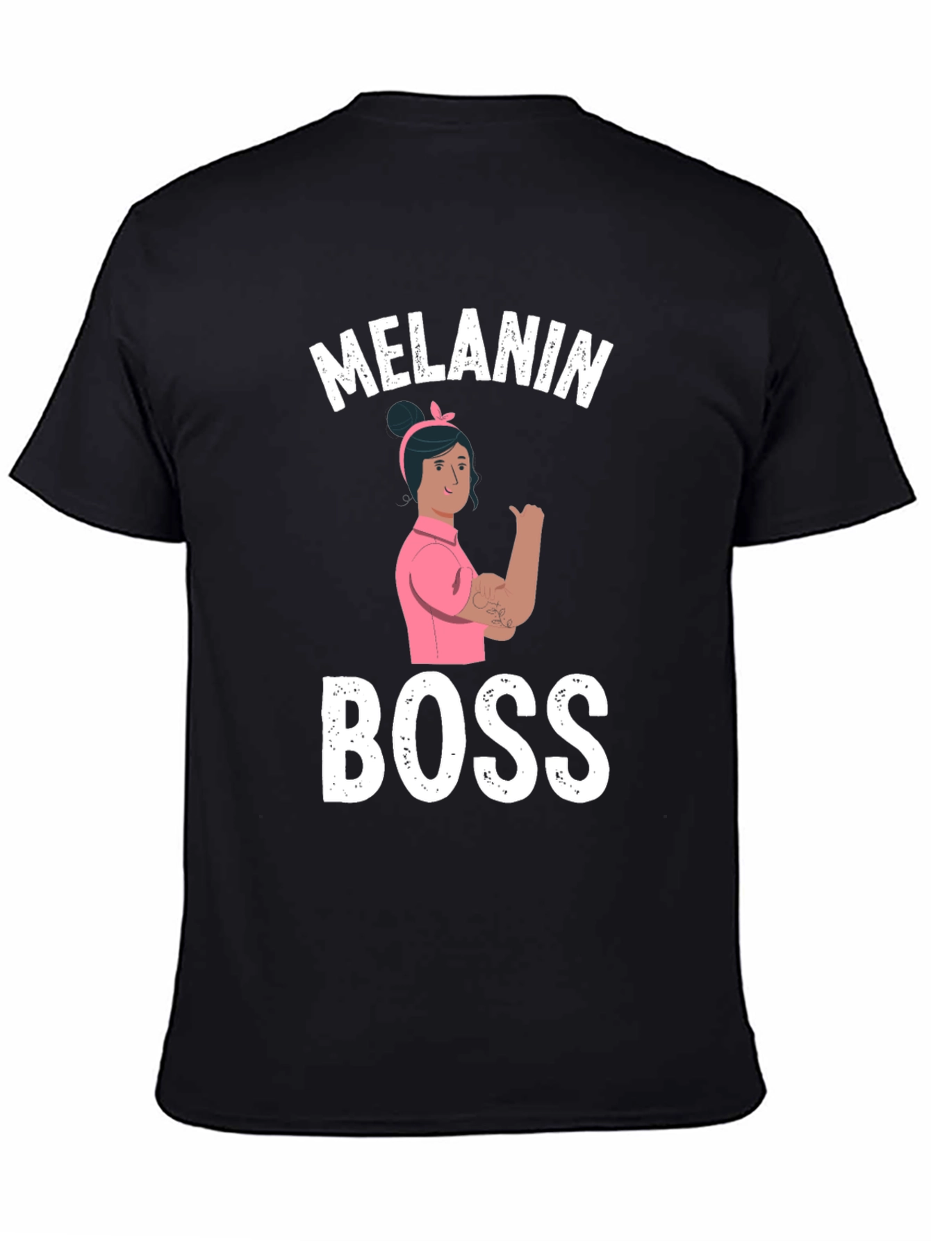 Melanin Boss T-Shirt - Empowering Womens Tee