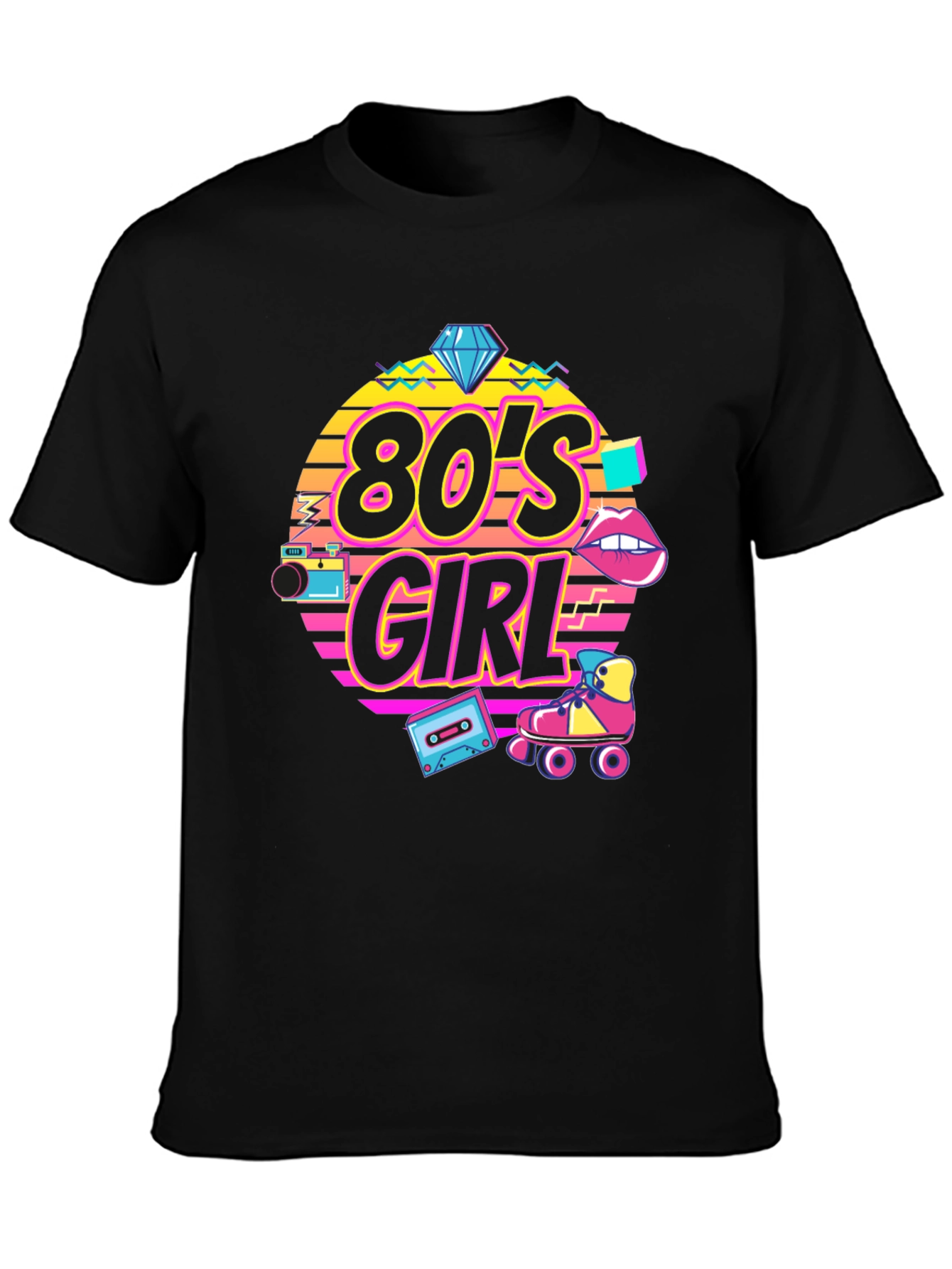 80s Girl T-Shirt - Retro Style