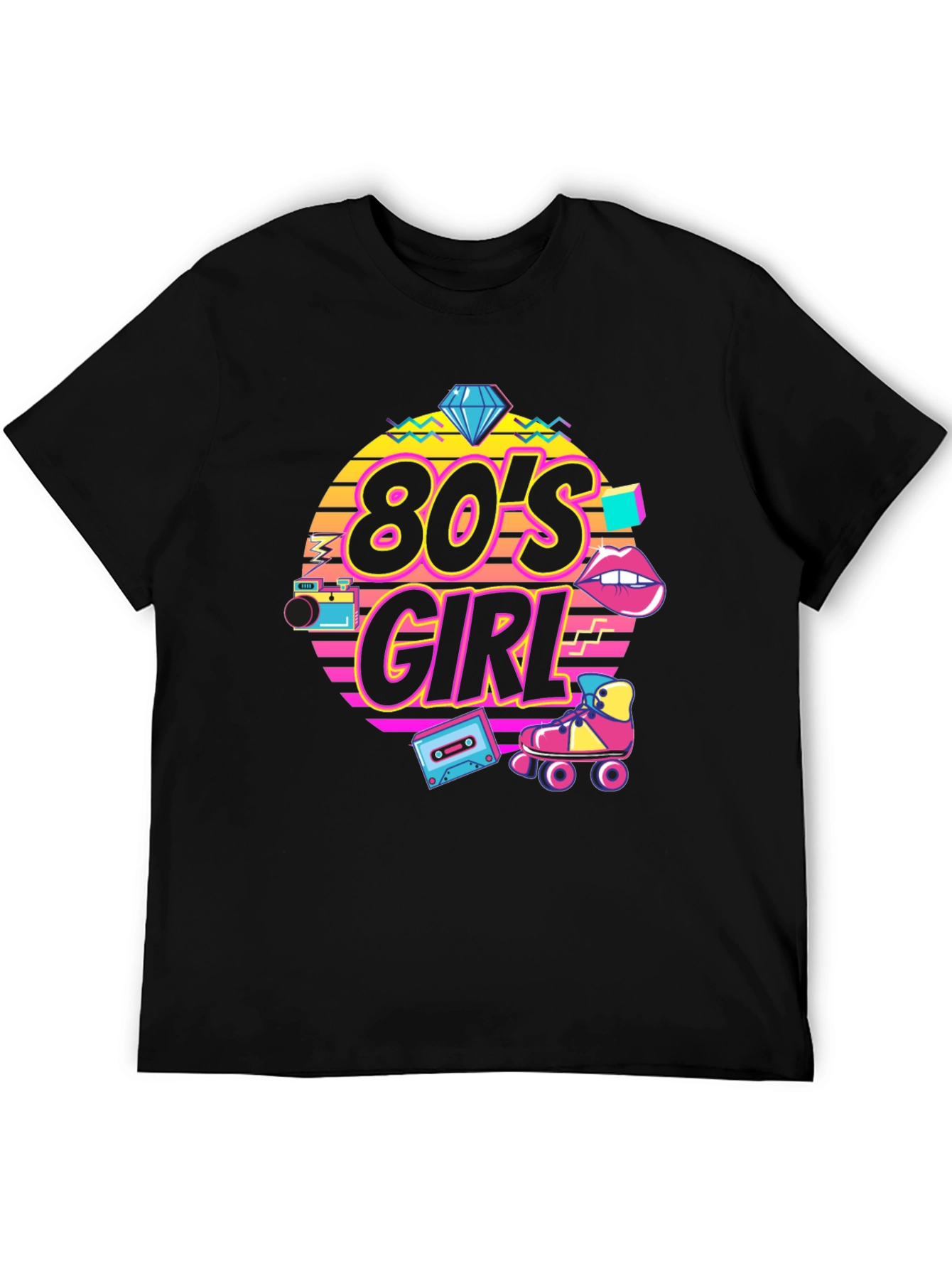 80s Girl T-Shirt - Retro Style