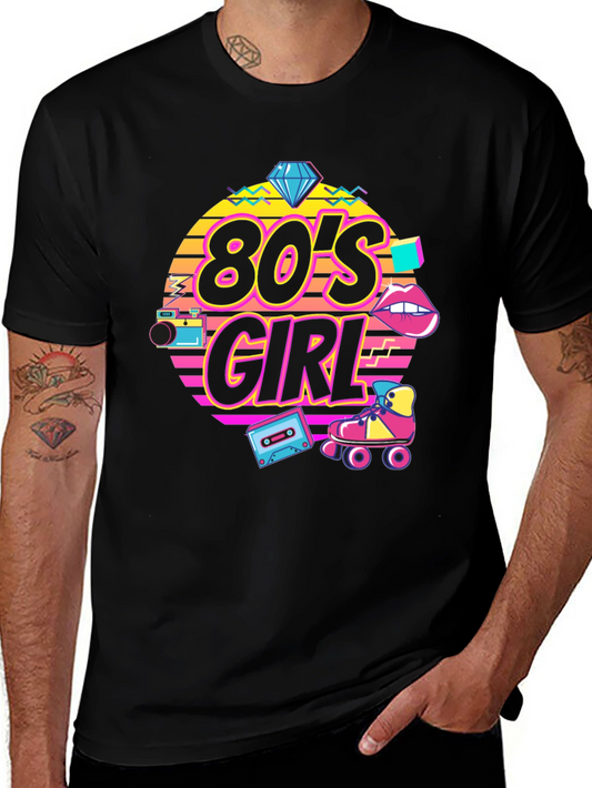 80s Girl T-Shirt - Retro Style