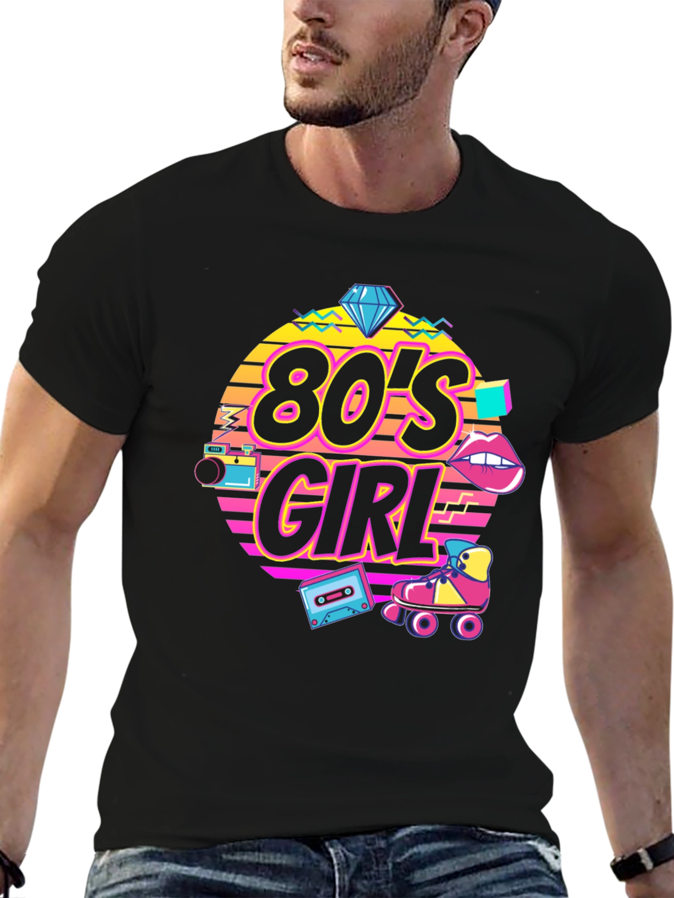 80s Girl T-Shirt - Retro Style