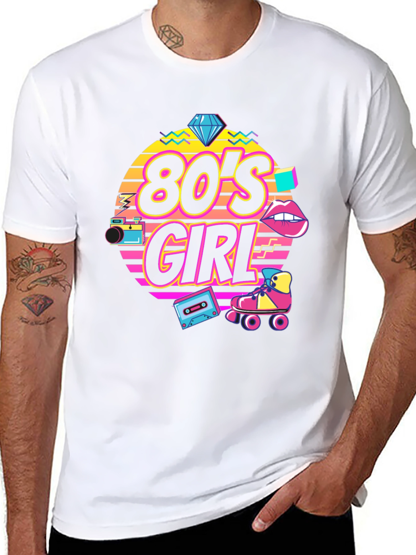 80s Girl T-Shirt - Retro Style