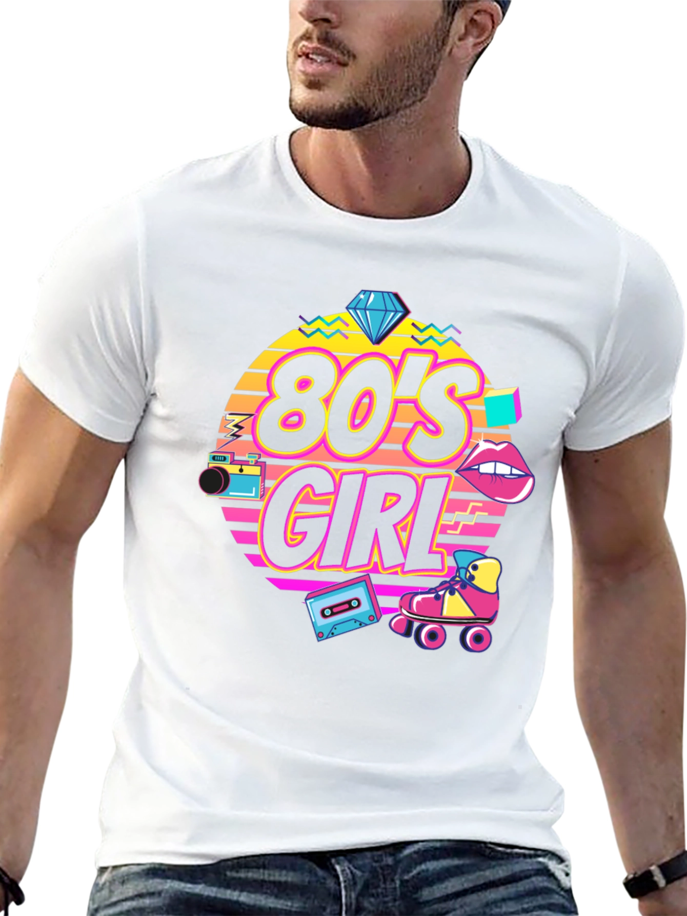 80s Girl T-Shirt - Retro Style