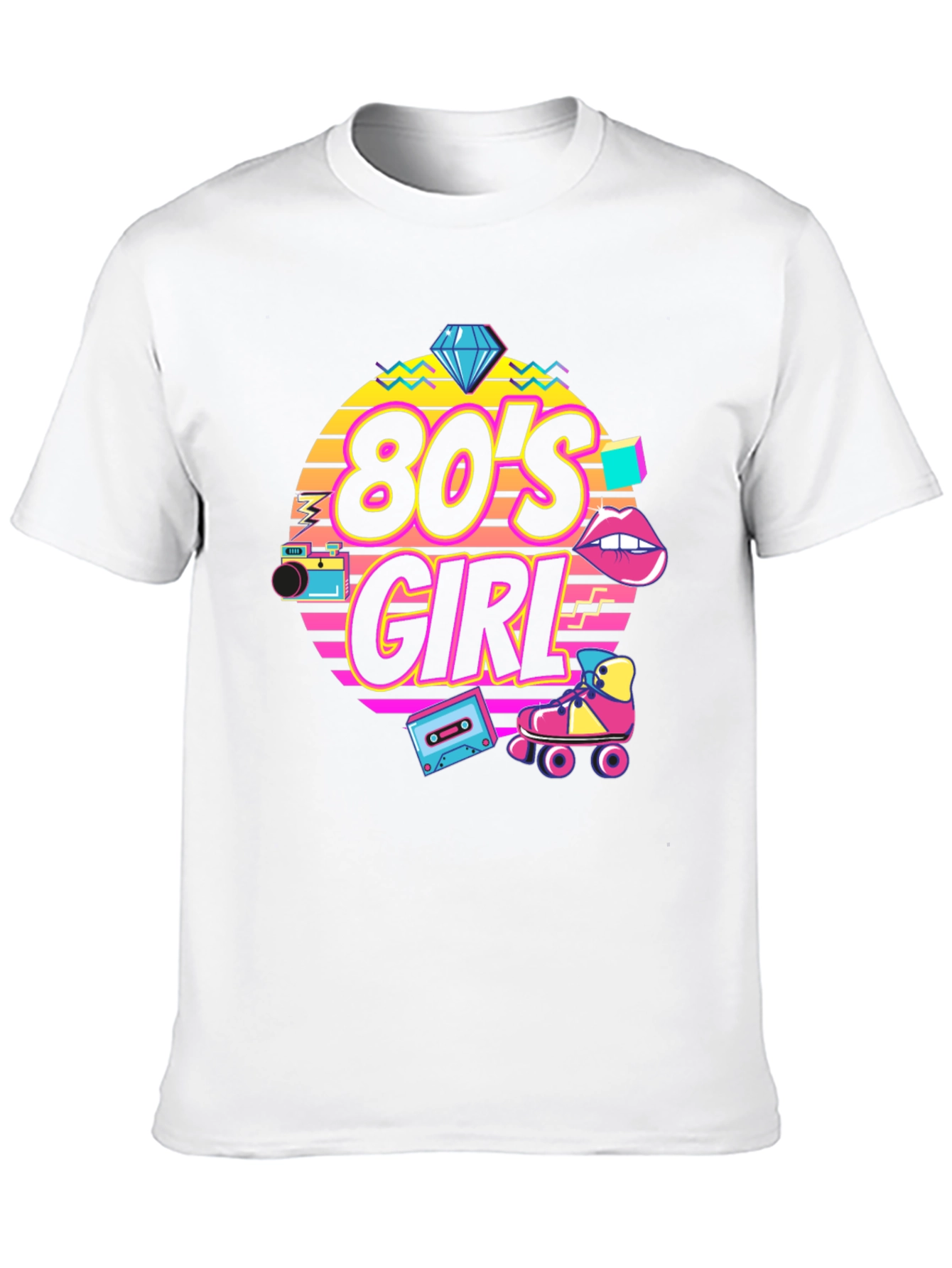 80s Girl T-Shirt - Retro Style