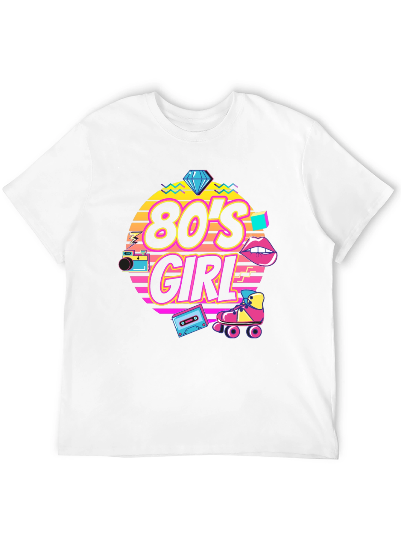 80s Girl T-Shirt - Retro Style