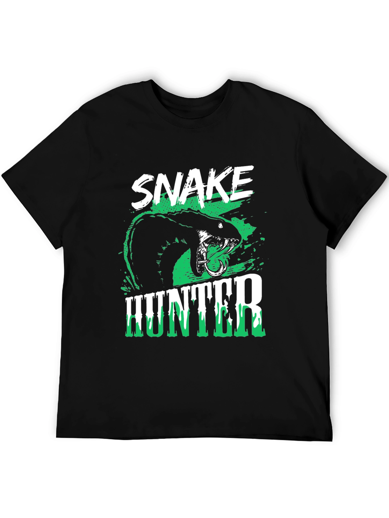 Snake Hunter Graphic Print T-Shirt