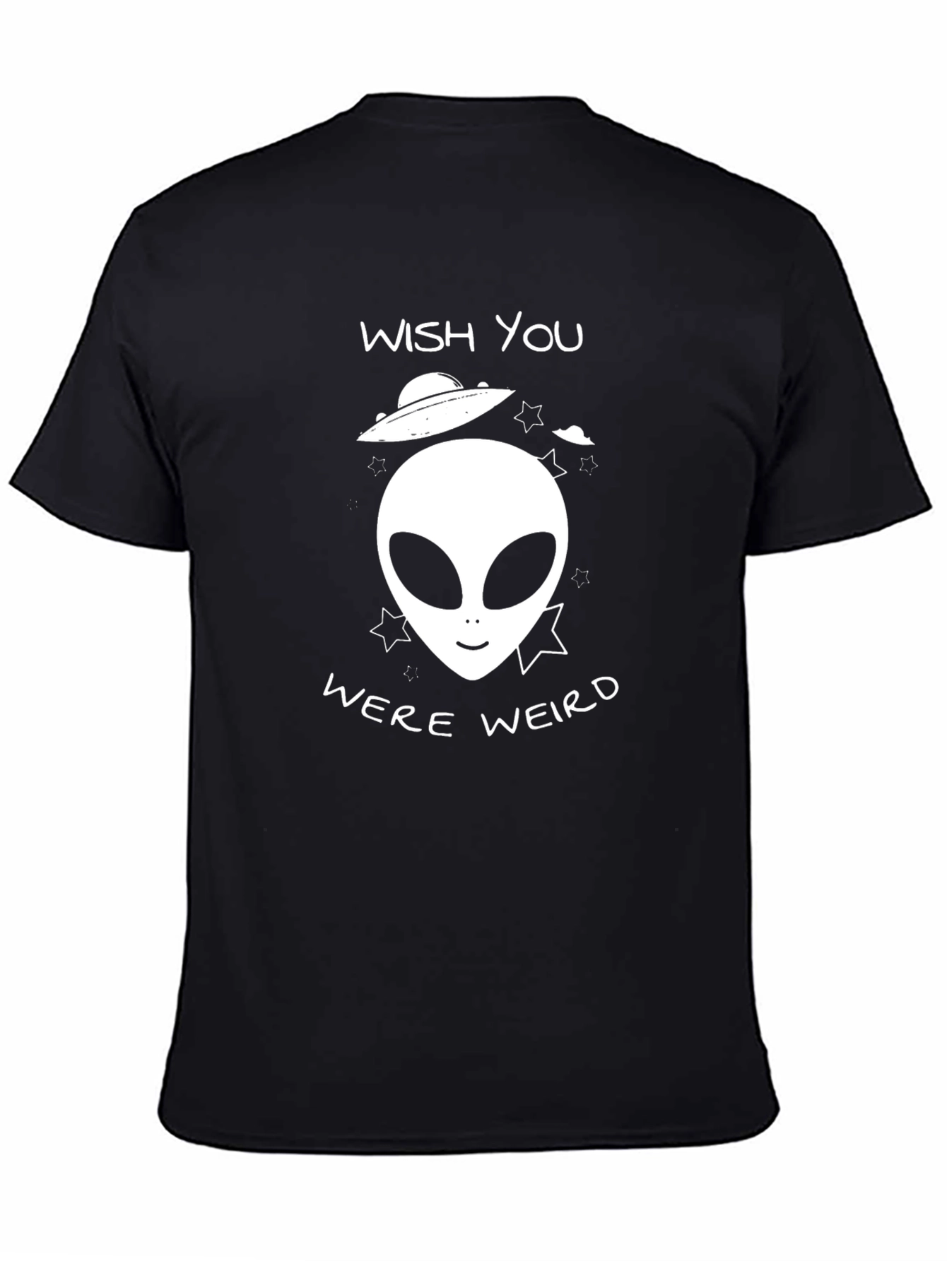 Wish You Were Weird Alien Graphic Tee