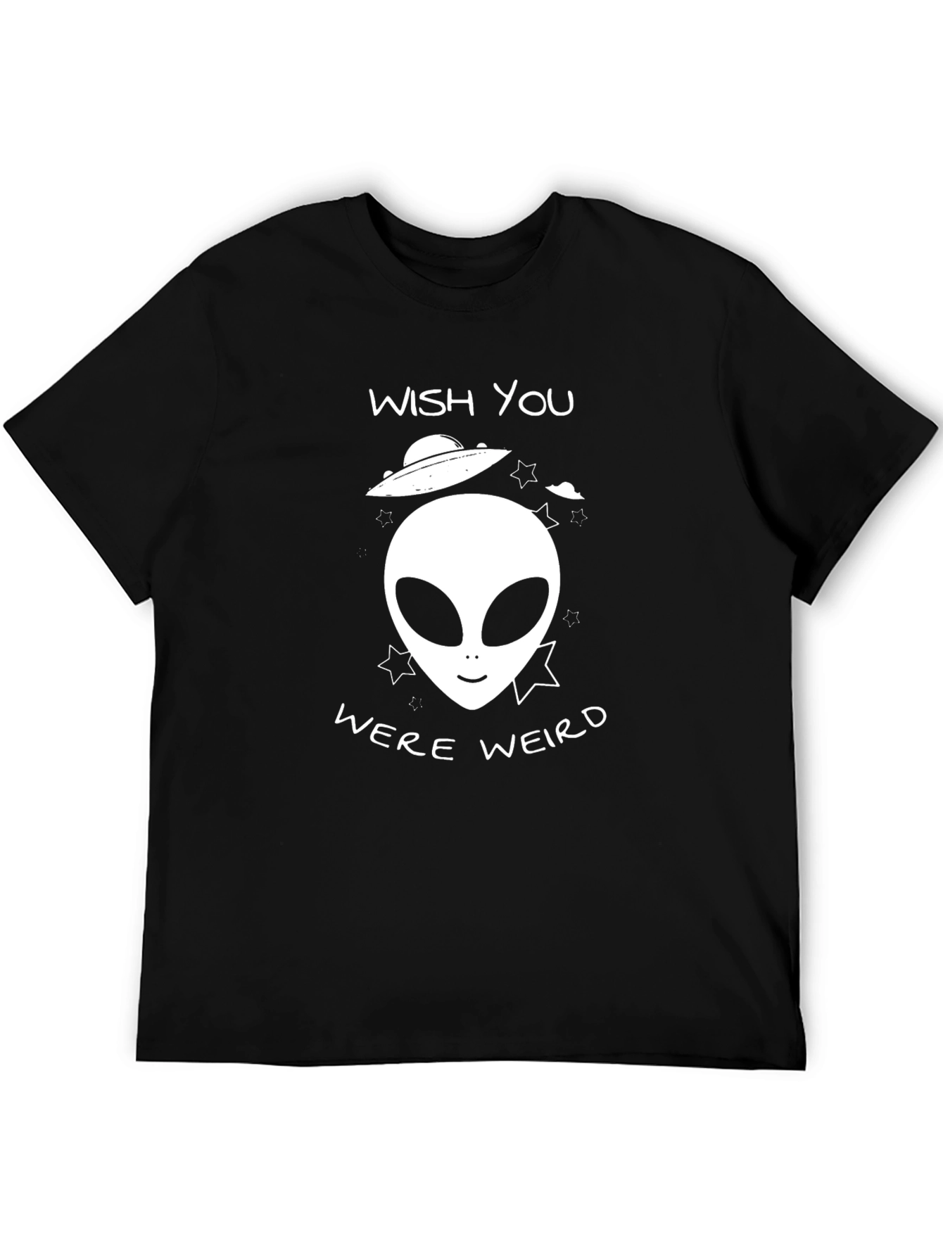 Wish You Were Weird Alien Graphic Tee