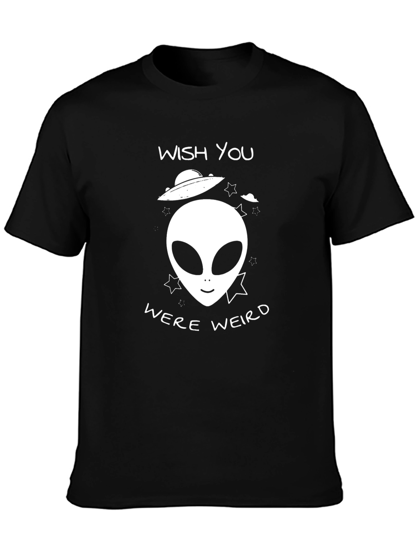 Wish You Were Weird Alien Graphic Tee