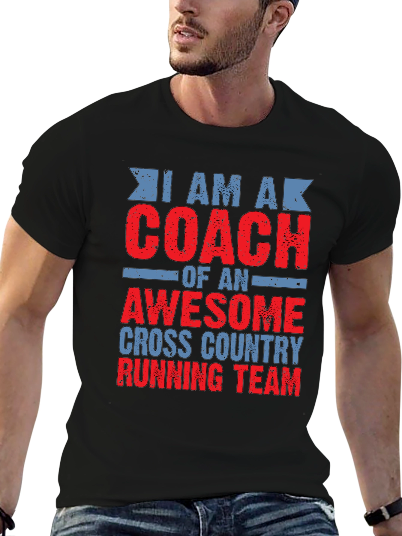Cross Country Coach T-Shirt - Awesome Running Team