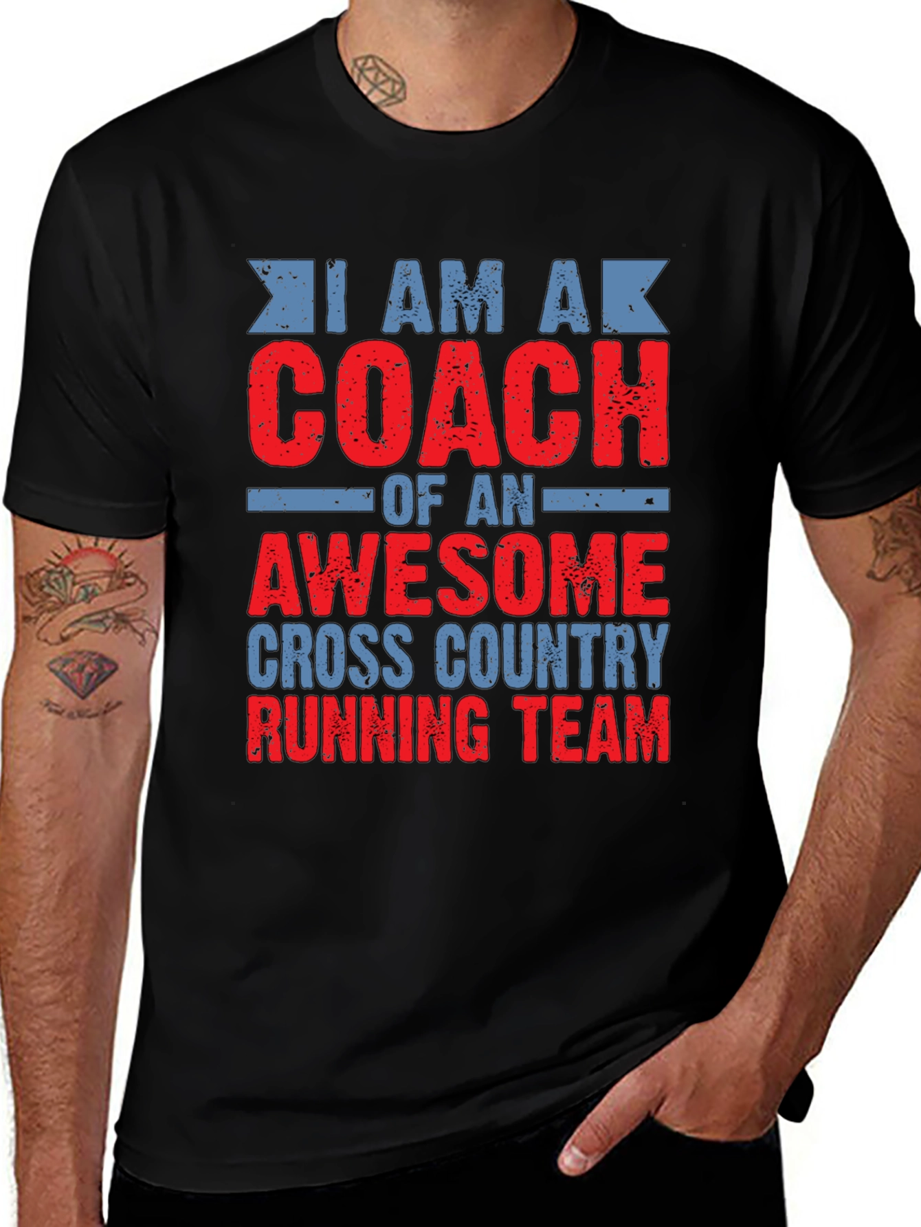 Cross Country Coach T-Shirt - Awesome Running Team