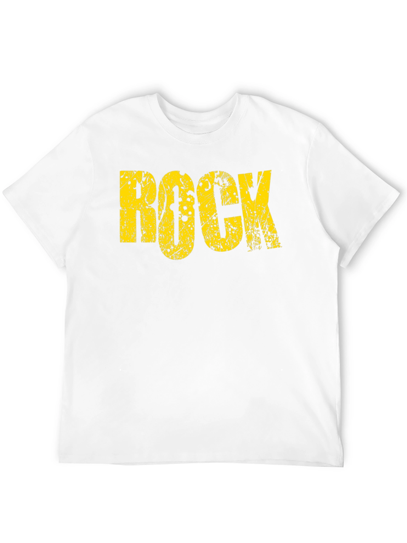 Distressed Rock Graphic Black T-Shirt