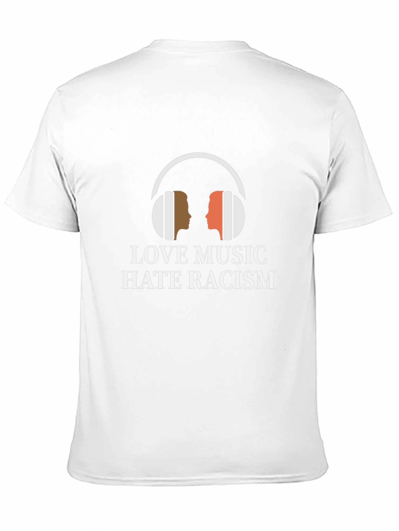 Love Music Hate Racism Graphic T-Shirt