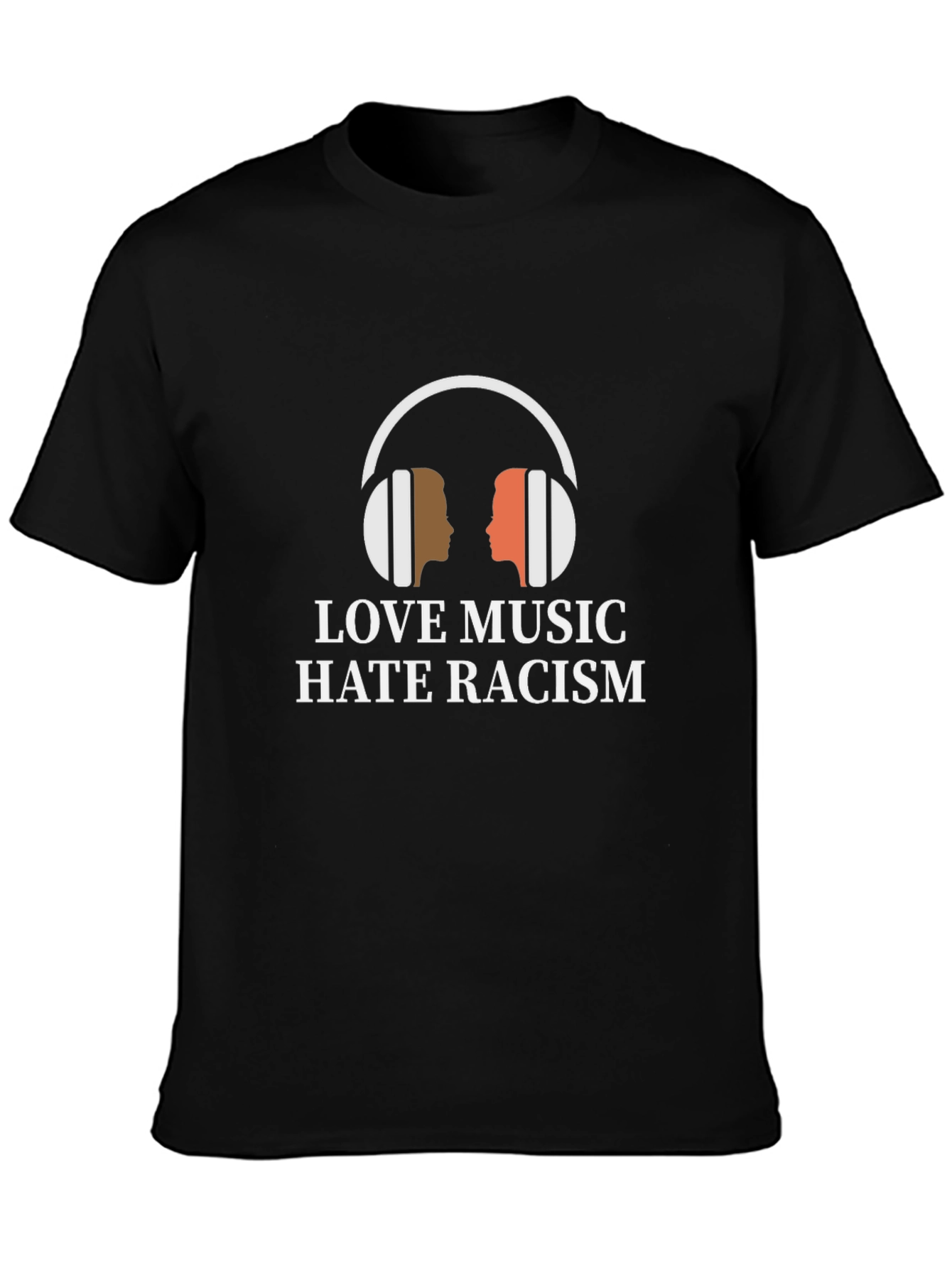 Love Music Hate Racism Graphic T-Shirt