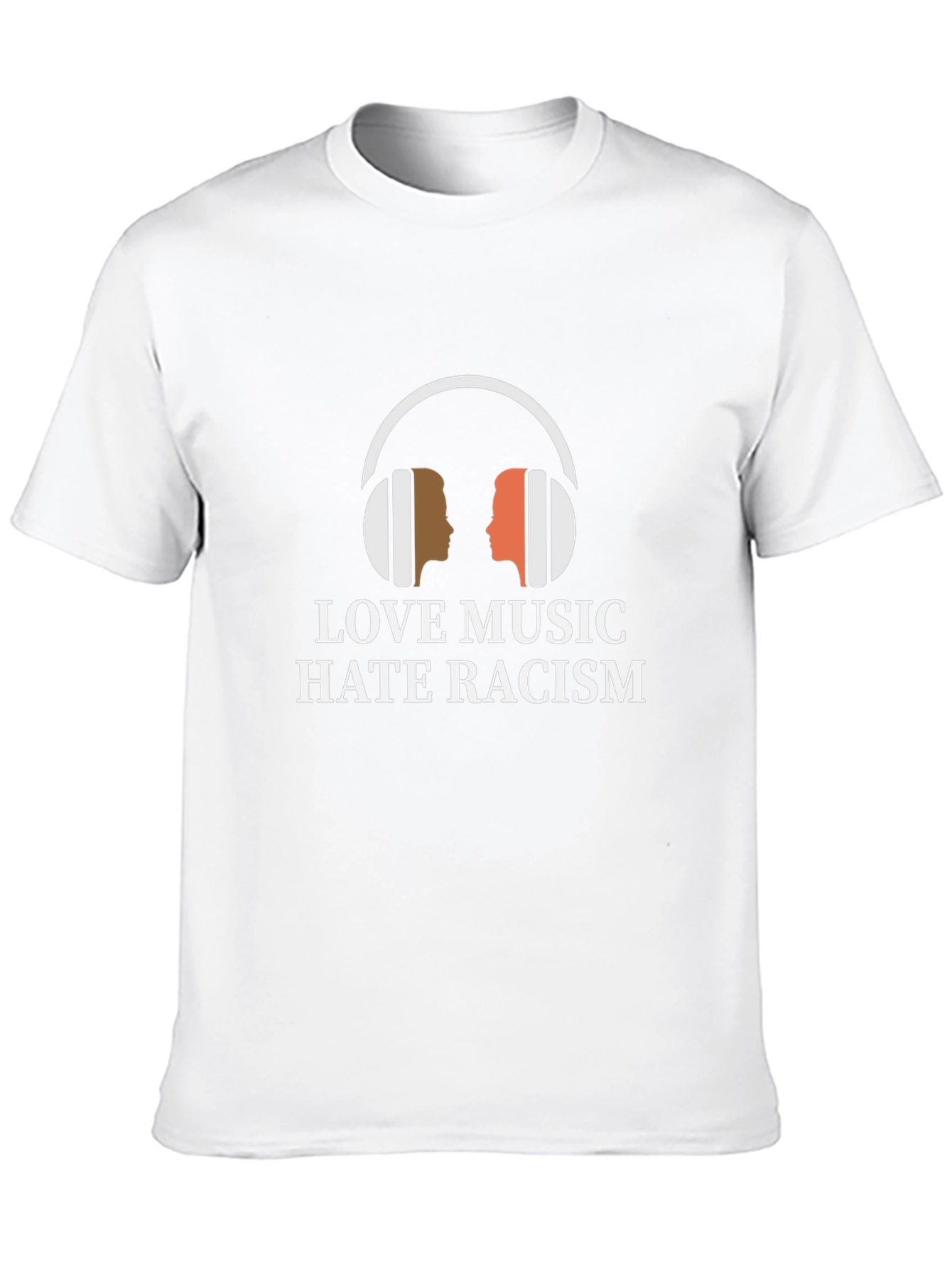 Love Music Hate Racism Graphic T-Shirt